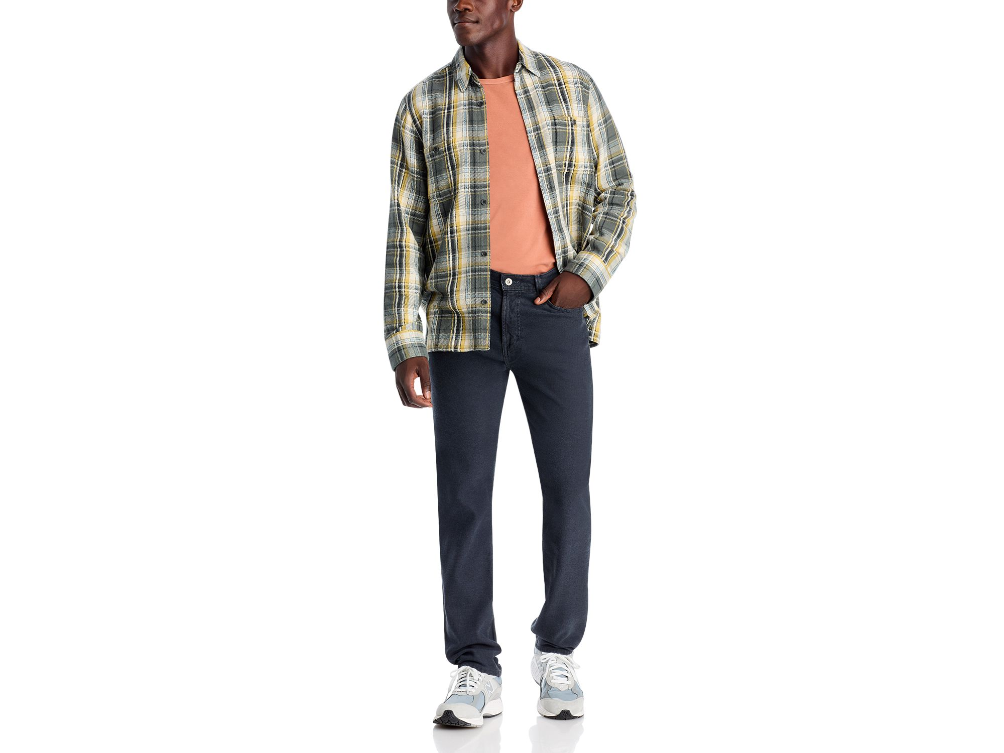 Everett Slim Straight Pants in Sulfur Chilly Night — Image 4