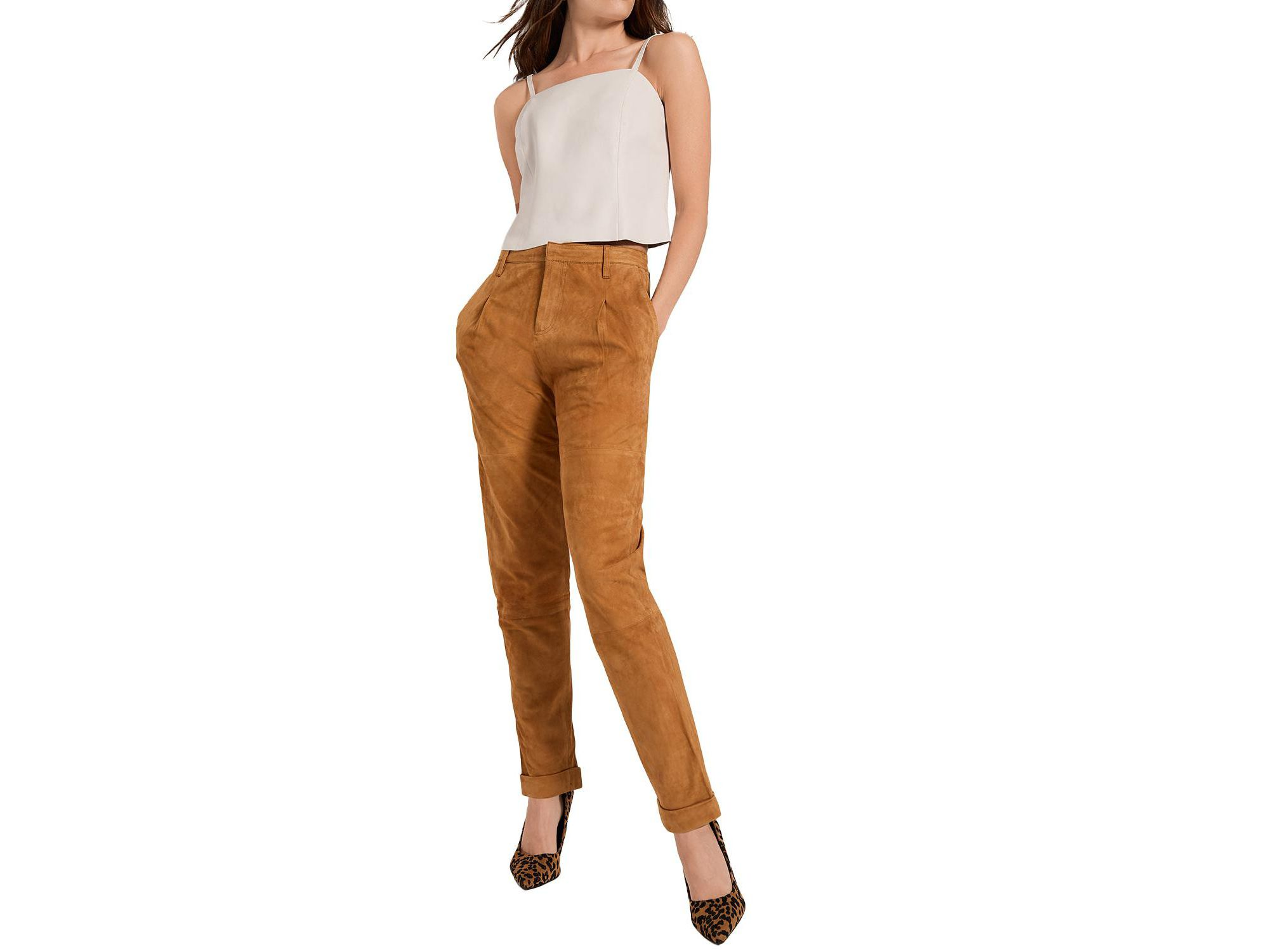 Penny Recycled Leather Cami Top — Image 3