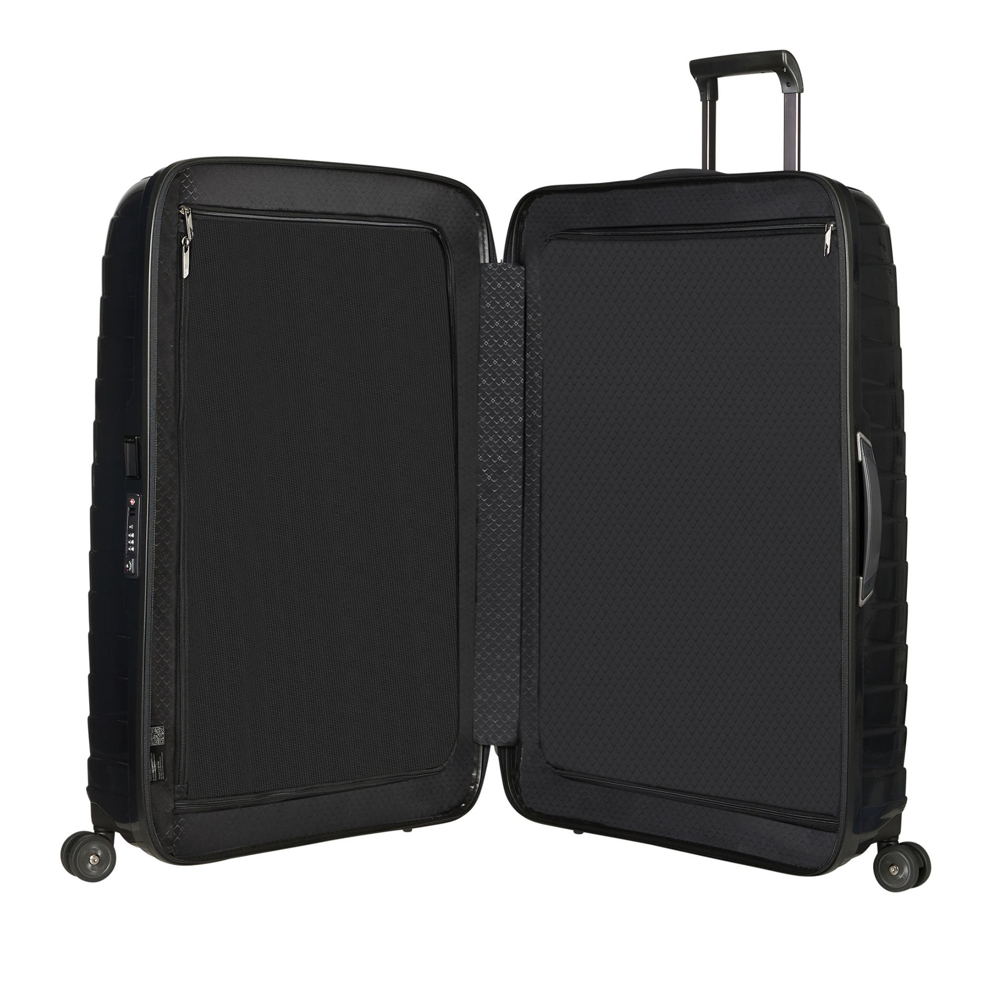 Proxis Extra Large Spinner Checked Suitcase — Image 7