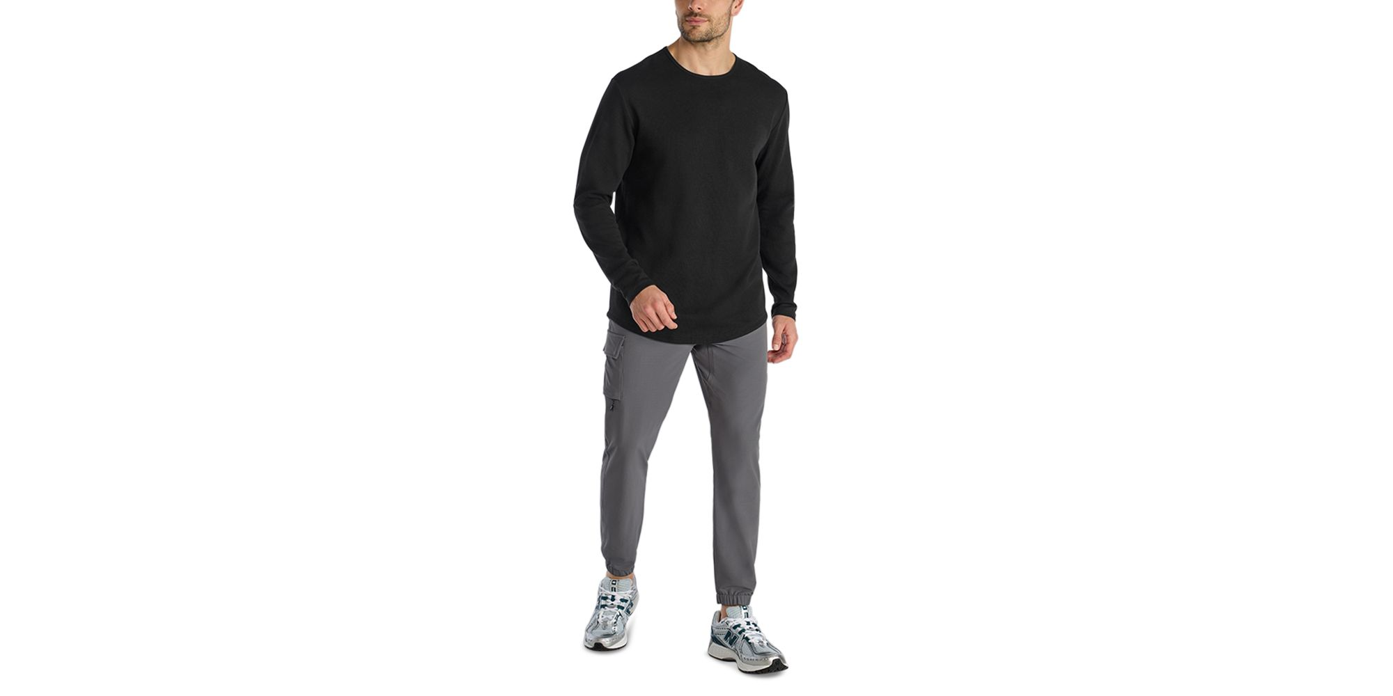 Drop Cut Long Sleeved Tee — Image 7