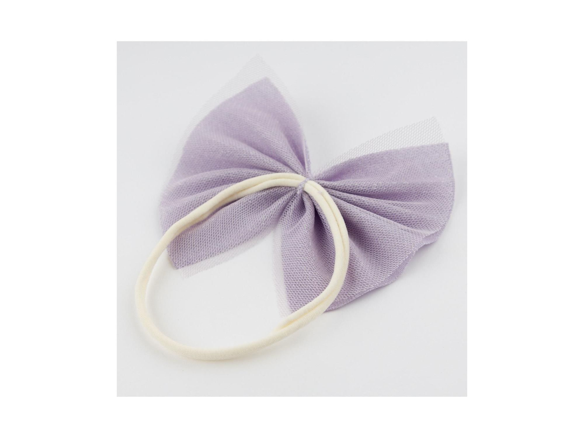 Girls' Sparkle Gathered Bow Headband - Baby — Image 3