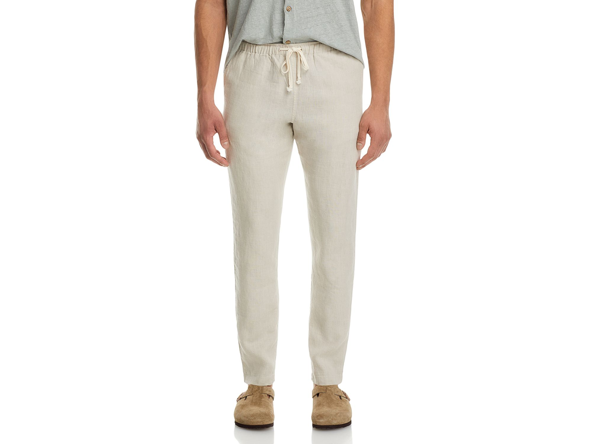 Bo Linen Regular Fit Drawstring Pants — Image 5