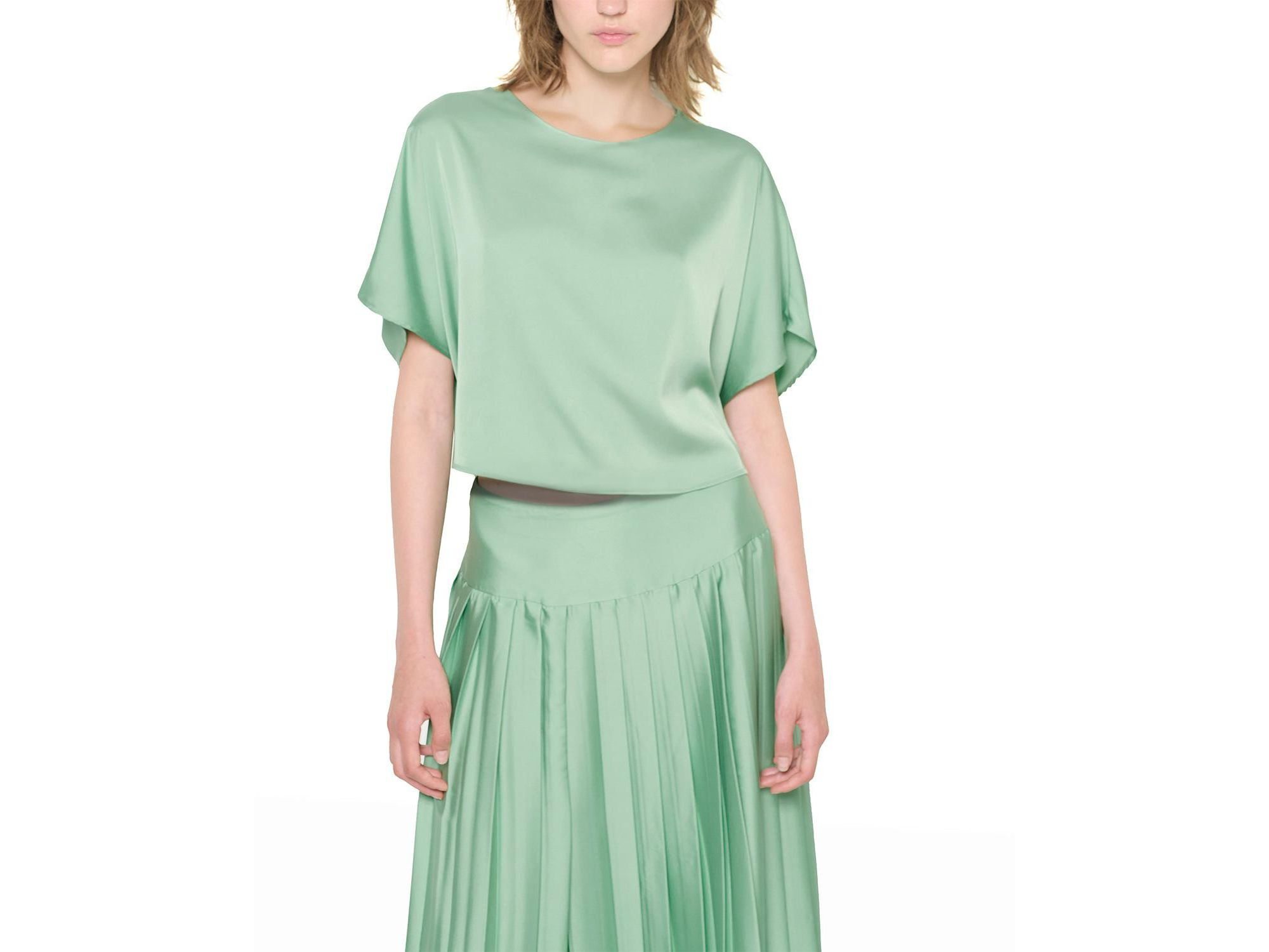 Matcha Pleated Skirt — Image 3