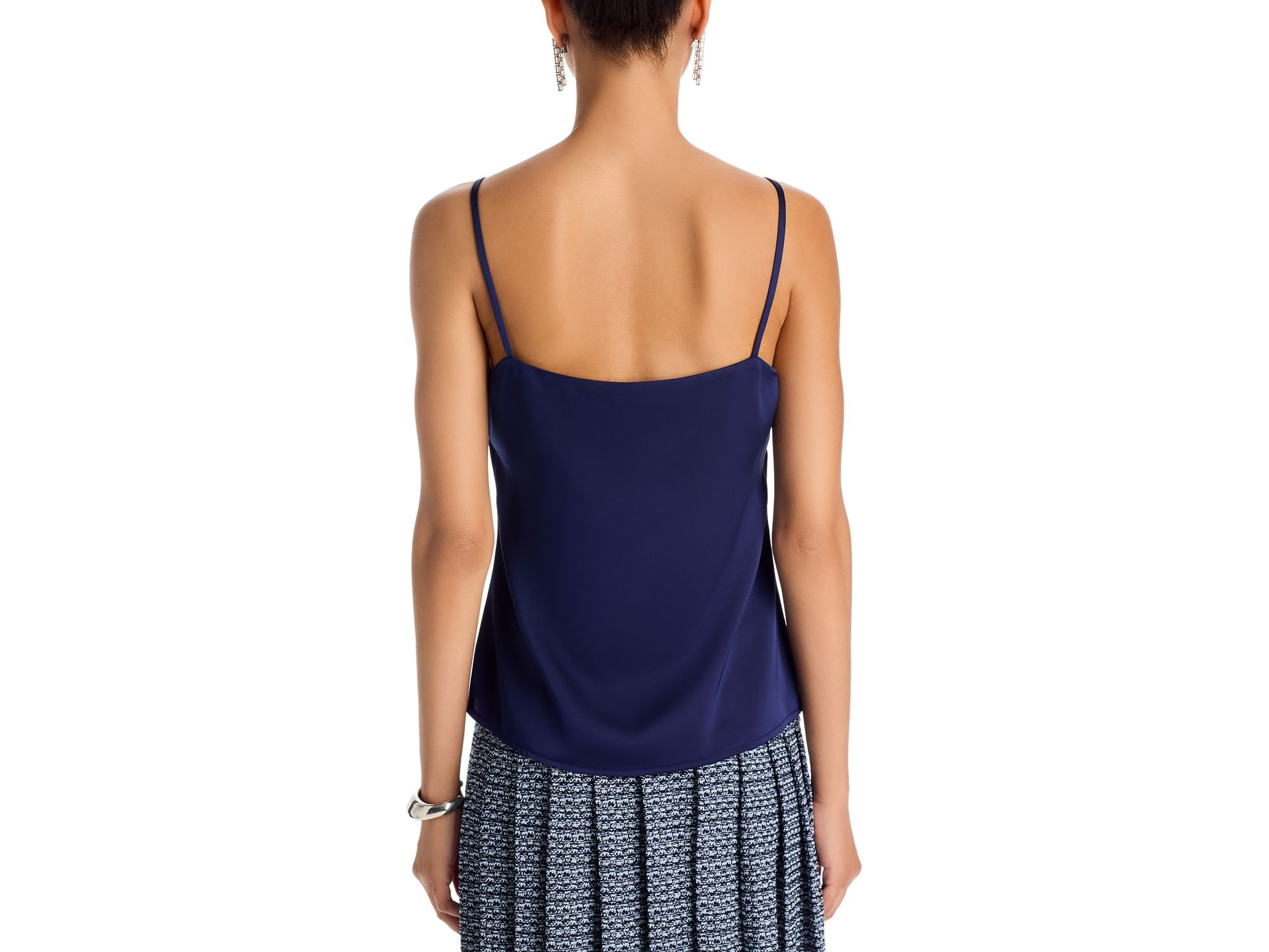 x Lani Lynn Square Neck Crepe de Chine Cami — Image 3