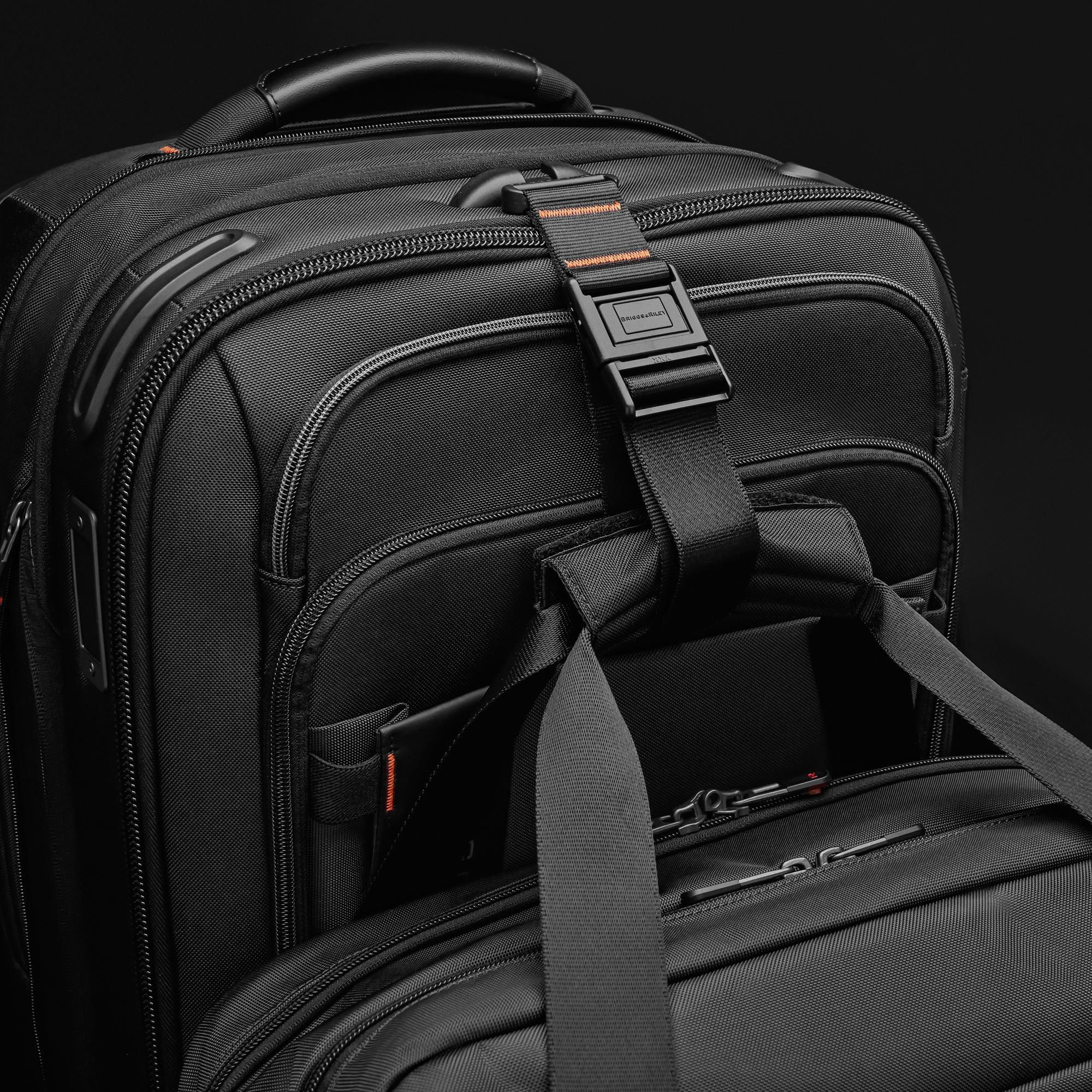 ZDX Medium ZDX Expandable Spinner Checked Bag — Image 4