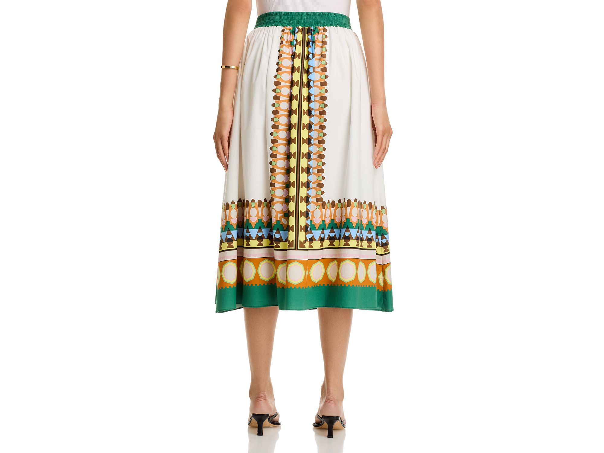Pull On Button Front Skirt — Image 3