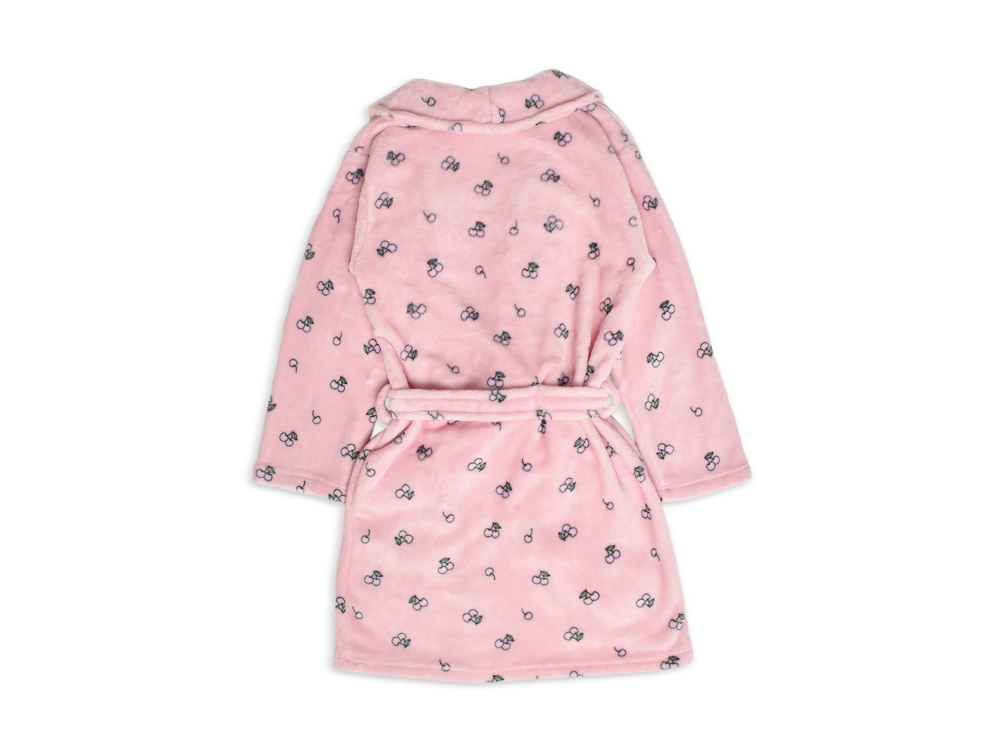 Girls' Cherry Print Bath Robe - Big Kid — Image 3