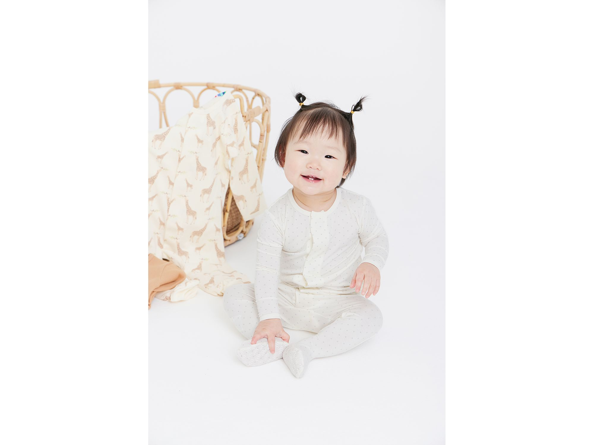 Unisex Pin Dot Footie - Baby — Image 3