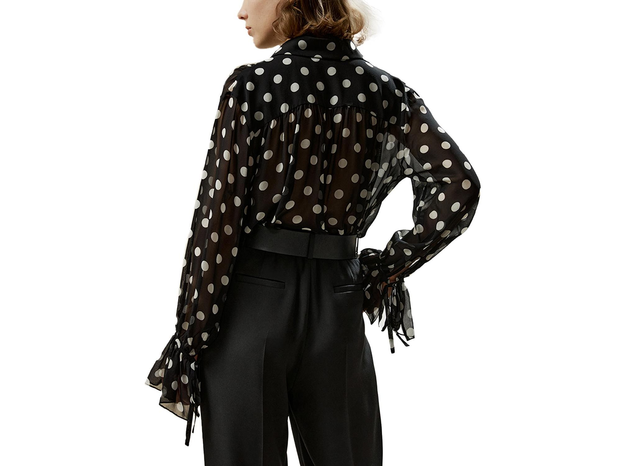 Polka Dots Georgette Blouse — Image 3