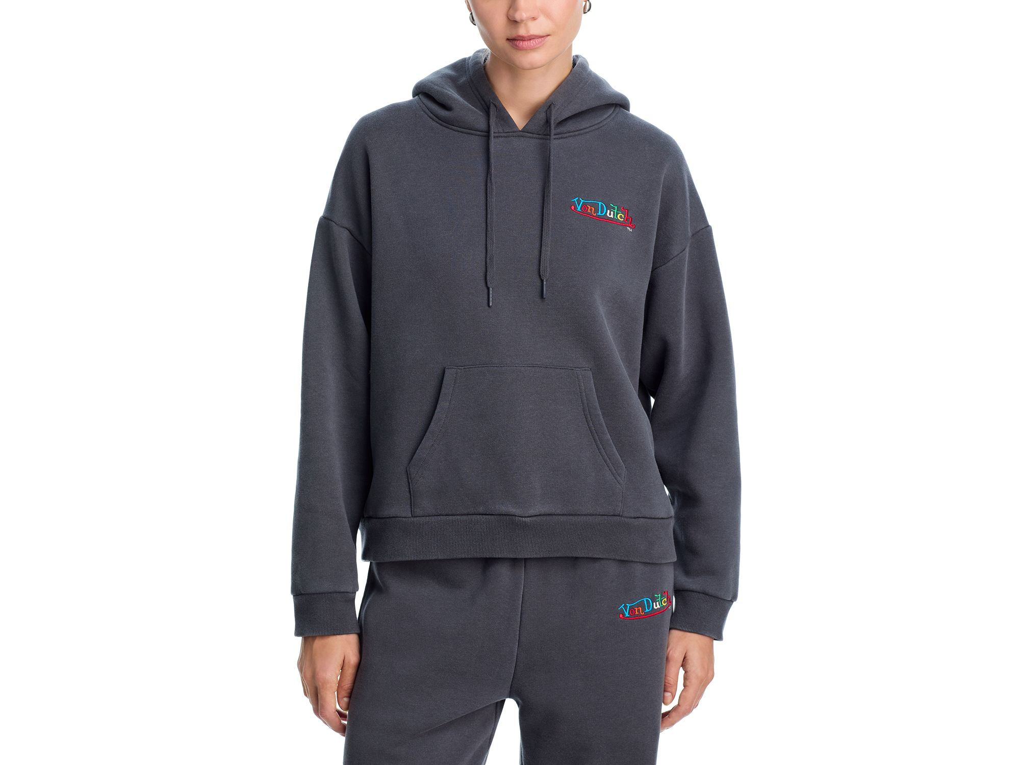 x Von Dutch Multi Embellished Hoodie & Jogger Sweatpants — Image 5