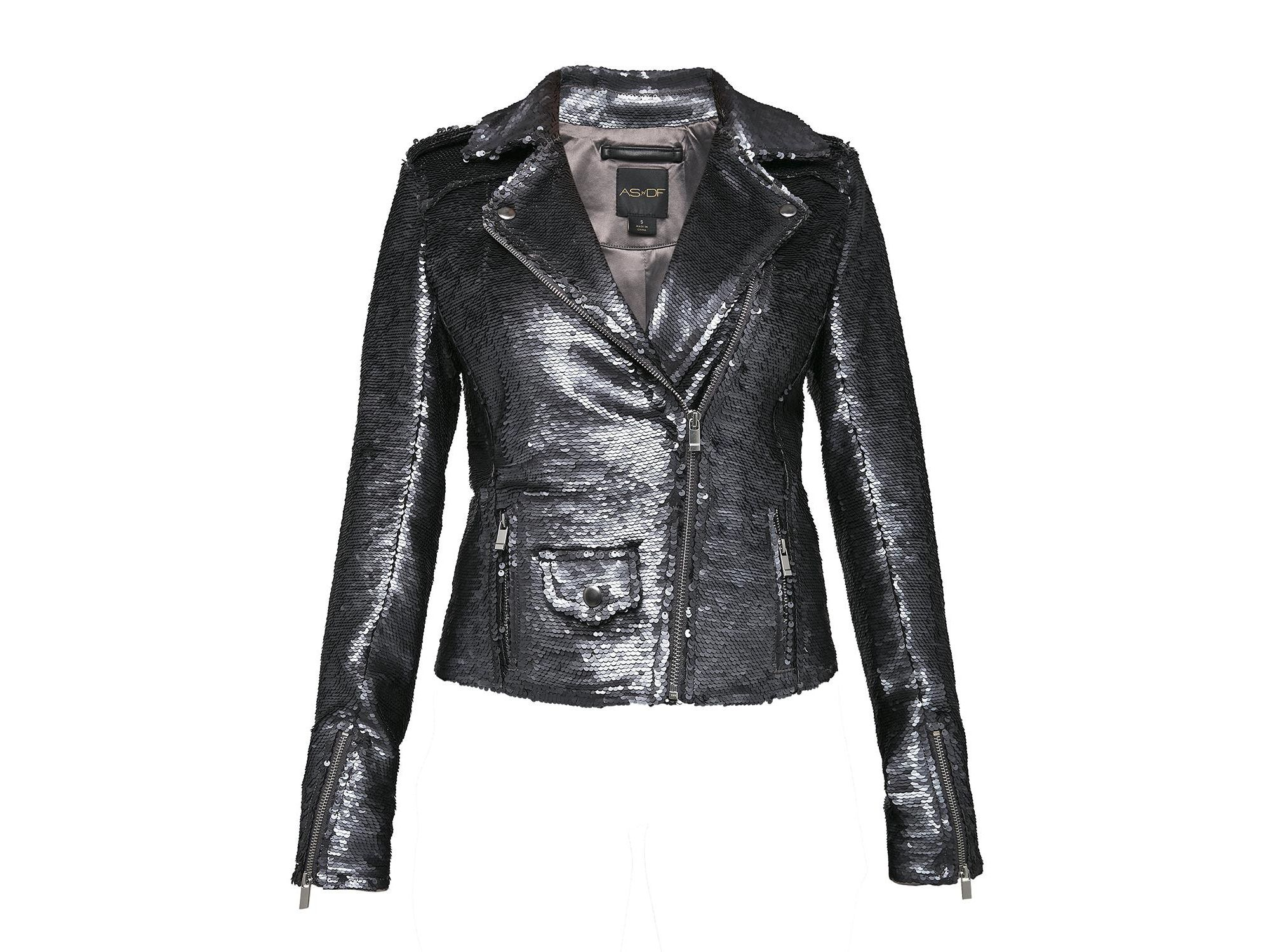 Lullaby Sequin Moto Jacket — Image 3