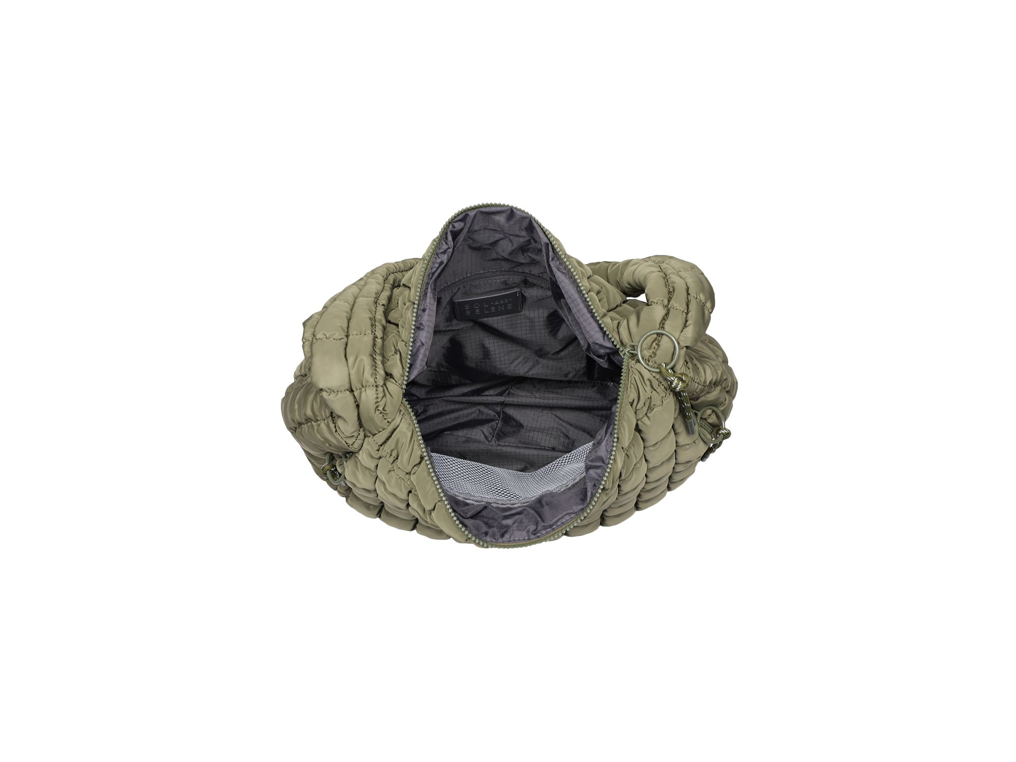 Revive Extra Large Quilted Nylon Hobo — Image 3