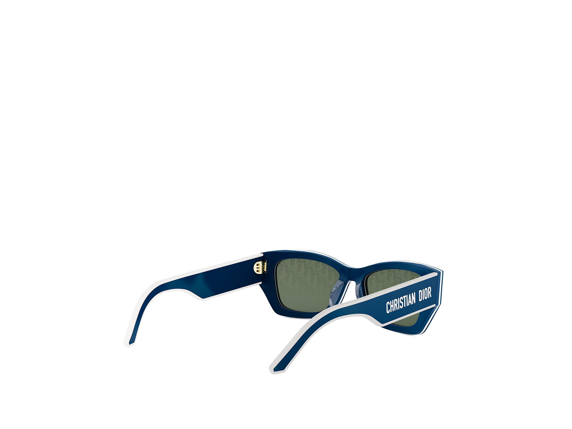 Pacific S2U Blue Geometric Sunglasses, 53mm — Image 3