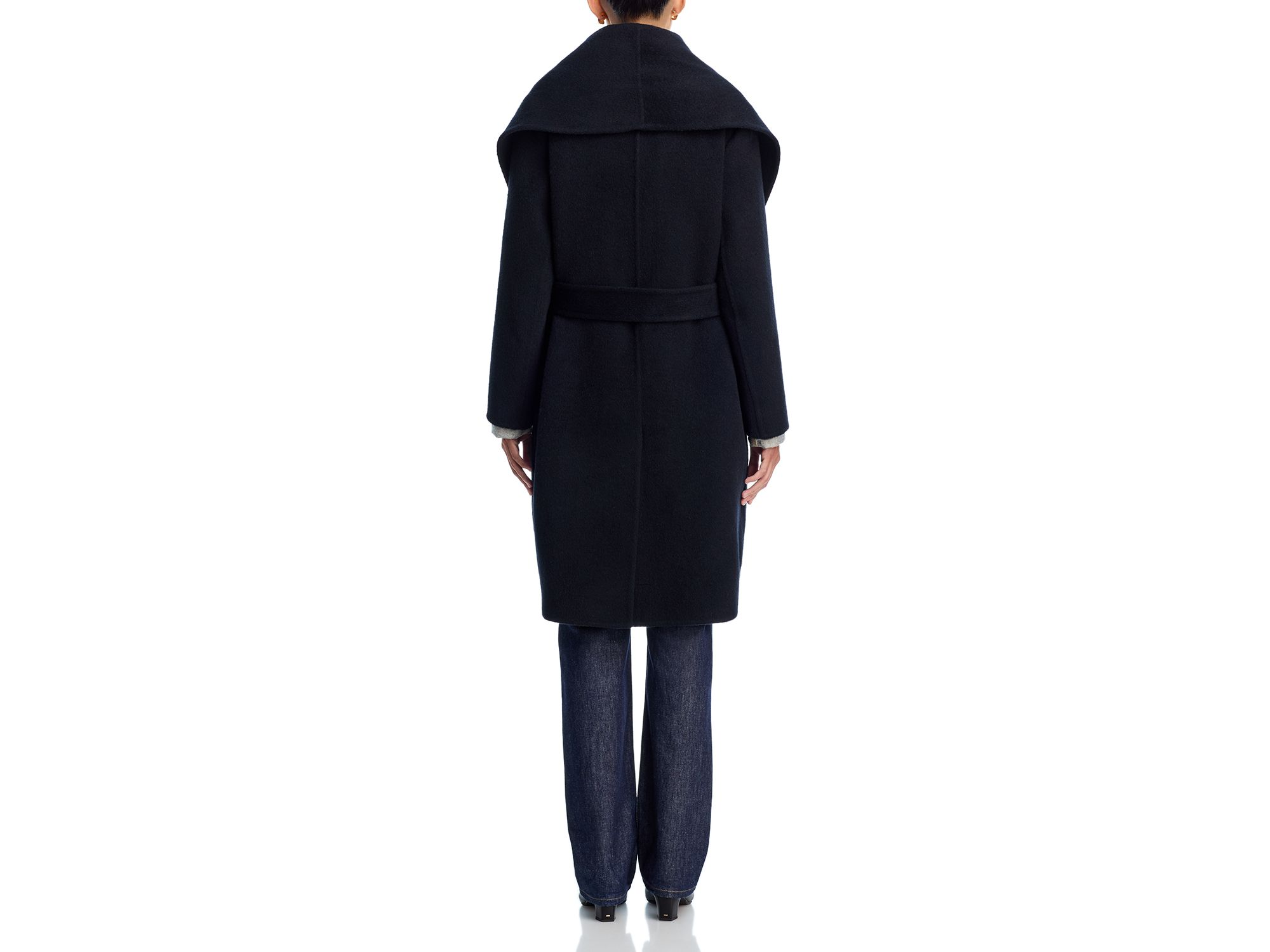 Yael Wool Blend Belted Coat — Image 5