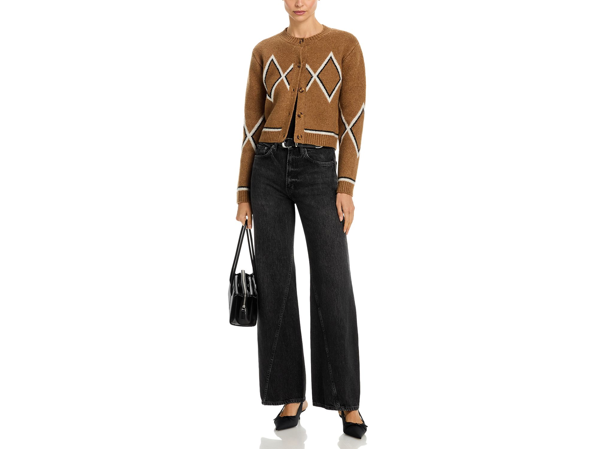 Argyle Cardigan Sweater - Exclusive — Image 4