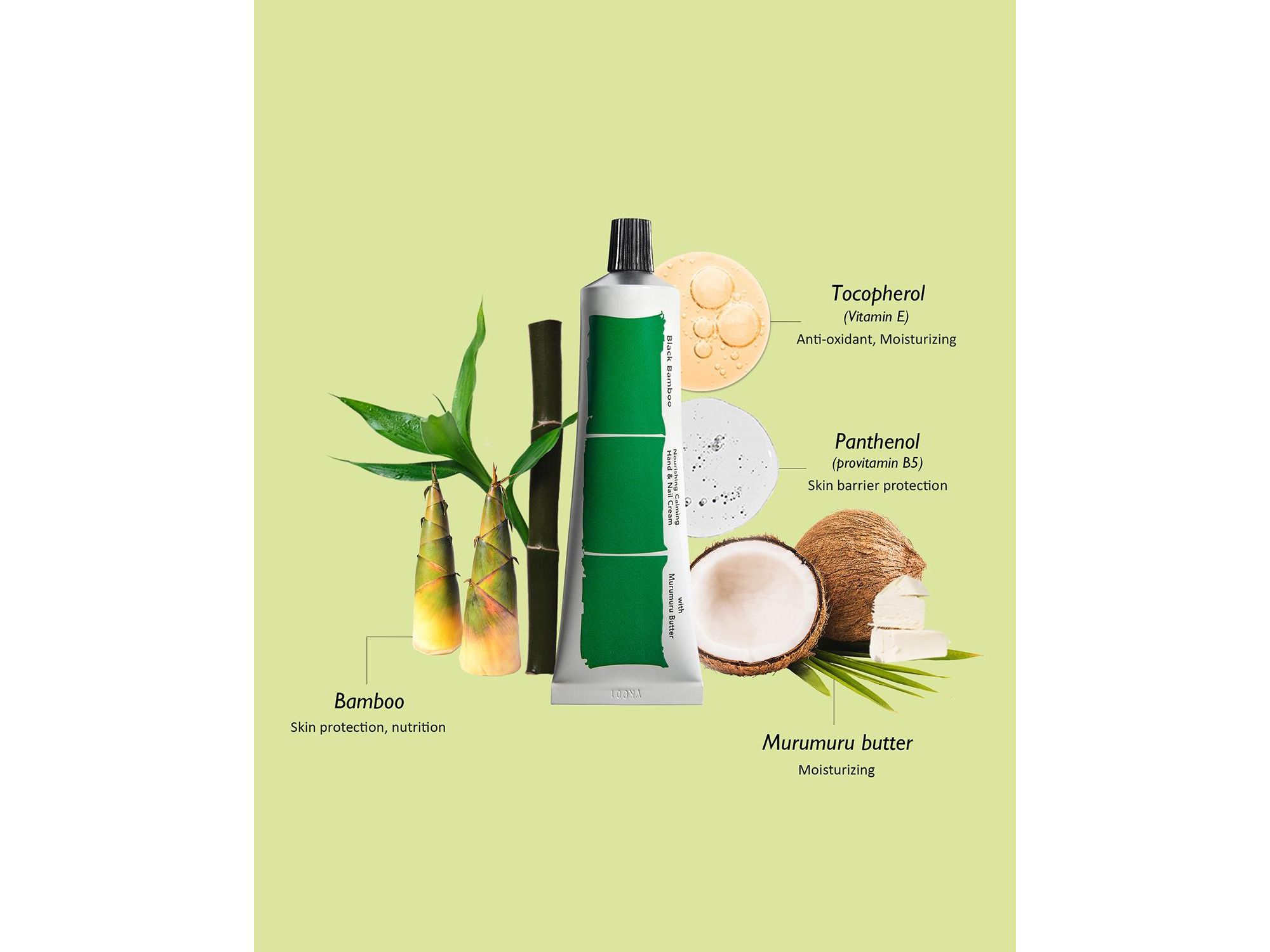 Black Bamboo Nourishing Calming Hand & Nail Cream — Image 4