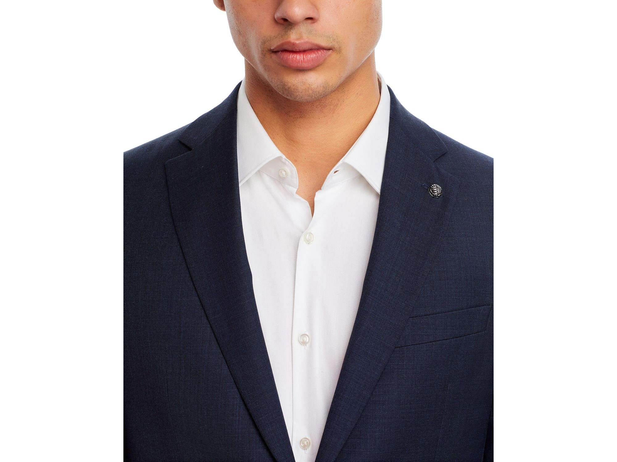 Napoli Sharkskin Regular Fit Suit — Image 4