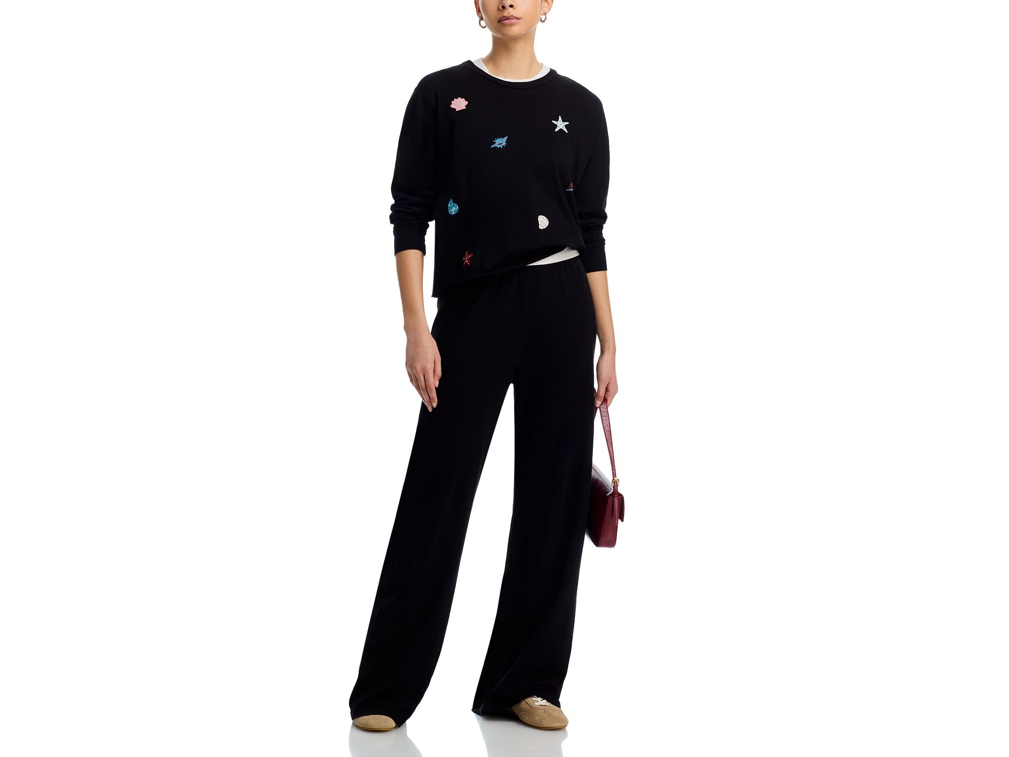 Macy Wide Leg Sweatpants - Exclusive — Image 5
