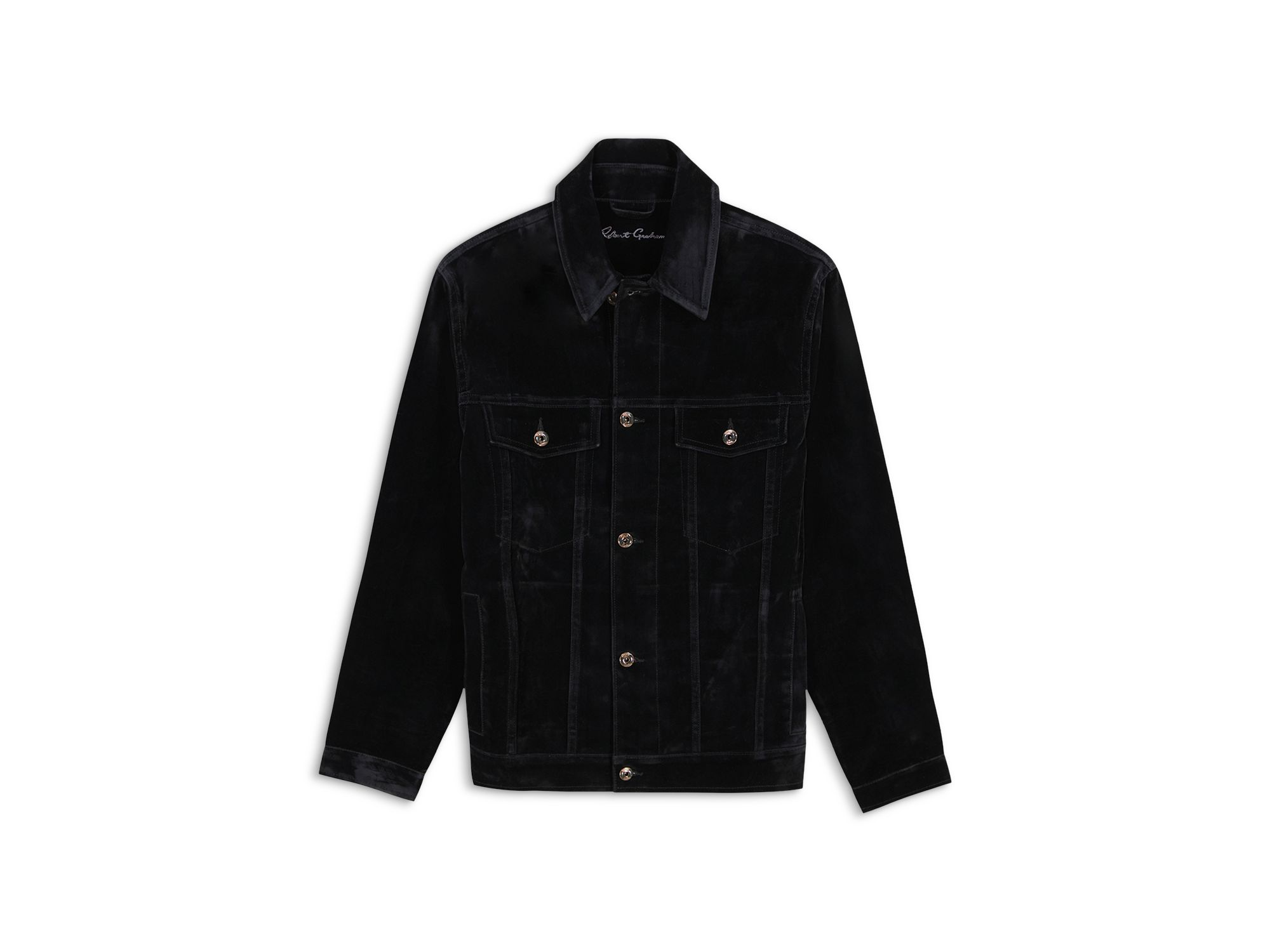 Celestial Velvet Trucker Jacket — Image 7