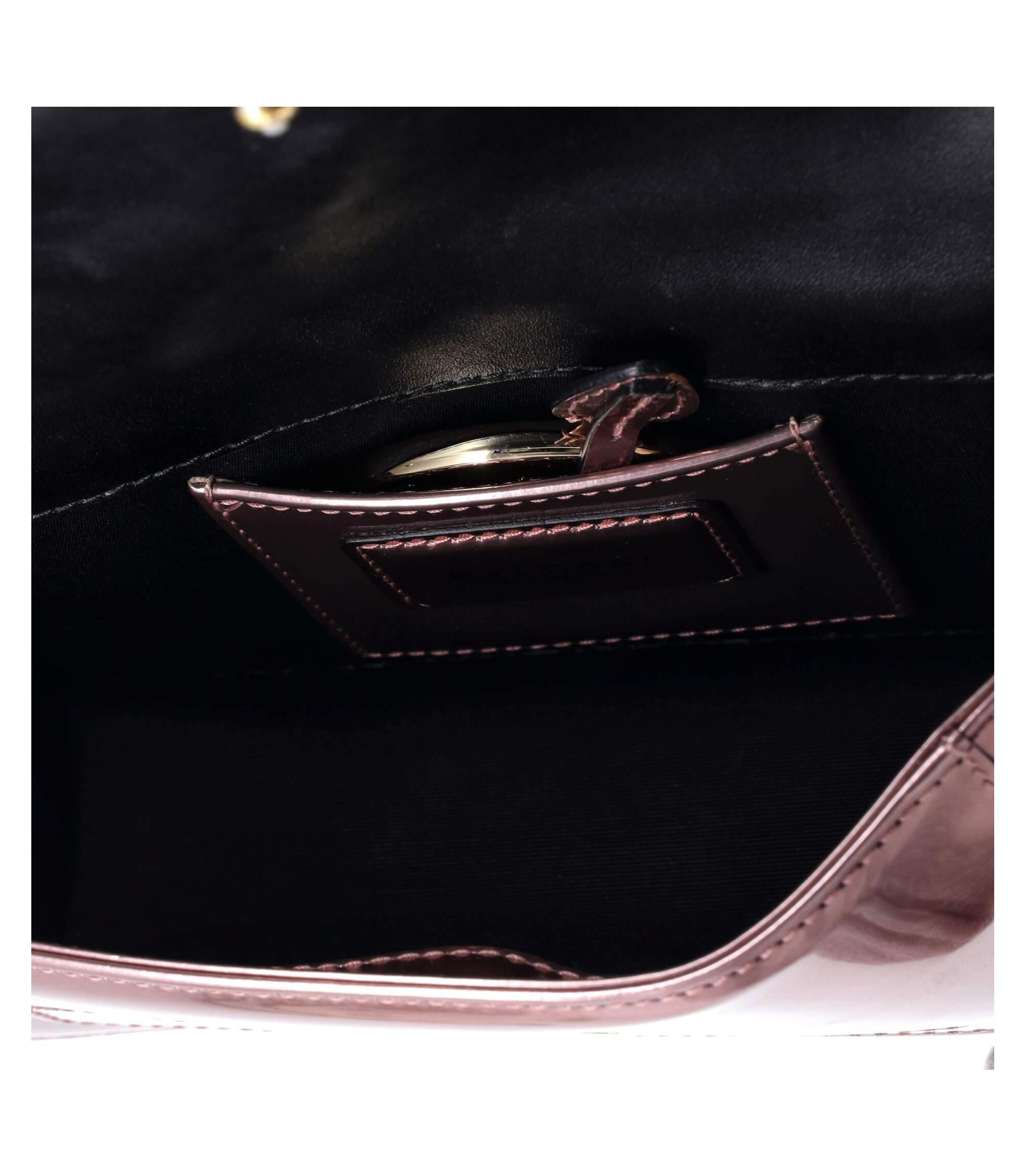 Small Serpenti Forever Shoulder Bag Metallic Leather — Image 3
