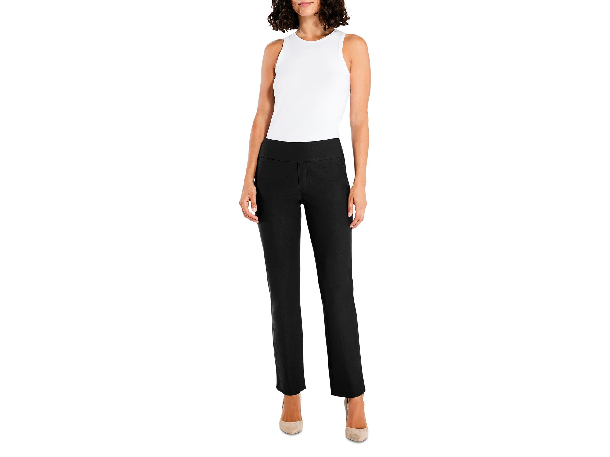 Wonderstretch Slim Straight Pants — Image 5