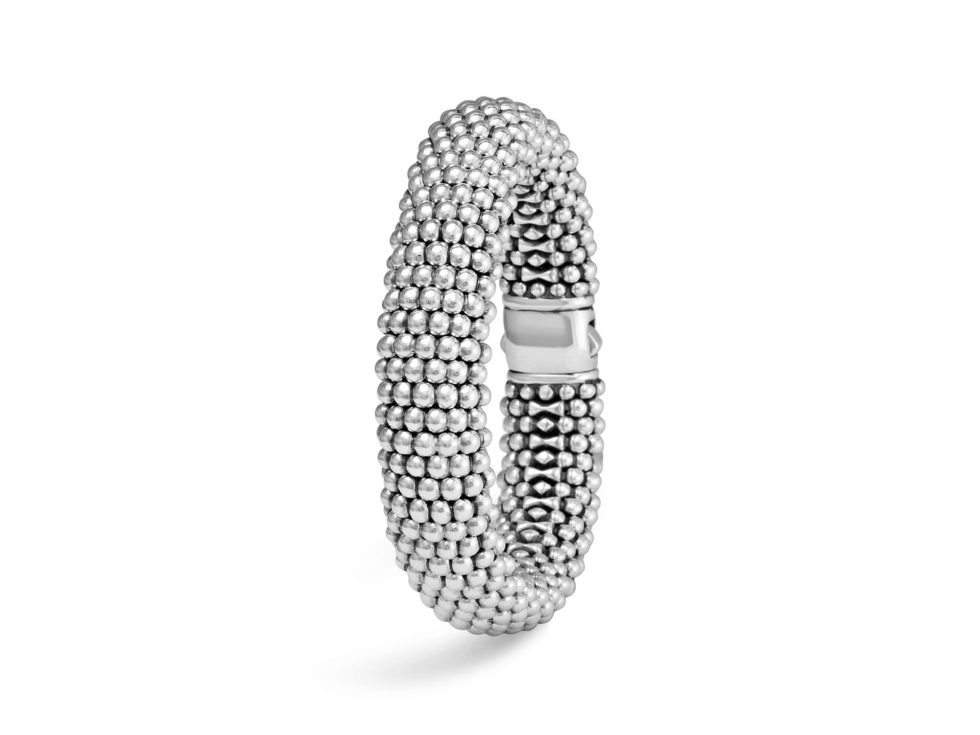Sterling Caviar Oval Link Bracelet — Image 4