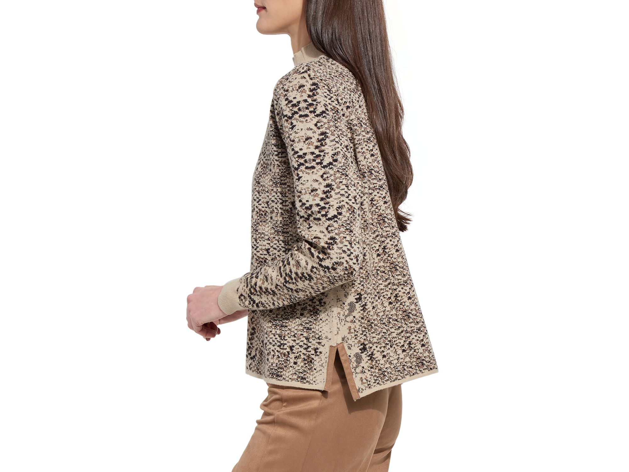 Declan Turtleneck Jacquard Sweater — Image 5