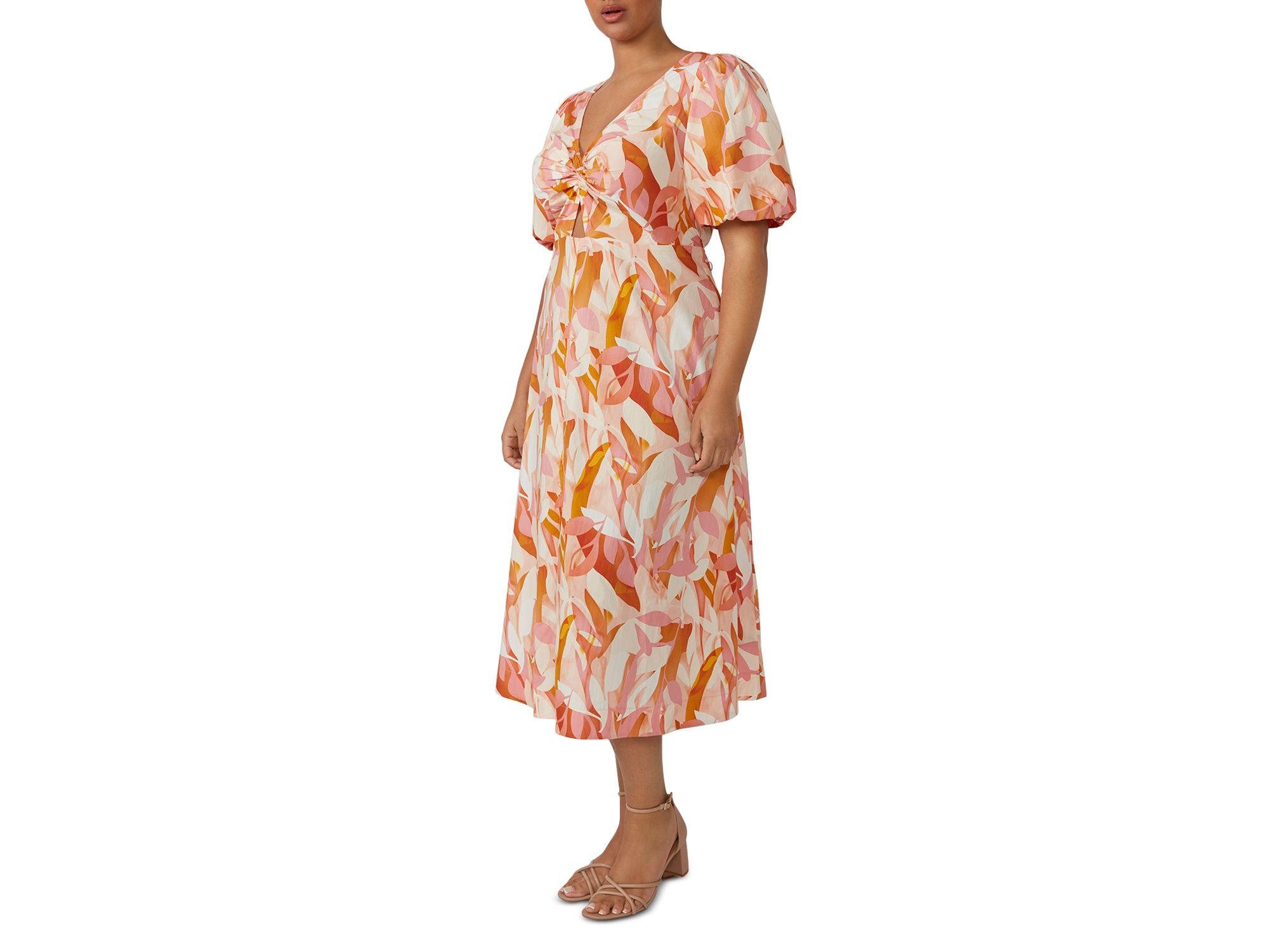 Aura Cascade Midi Dress — Image 5
