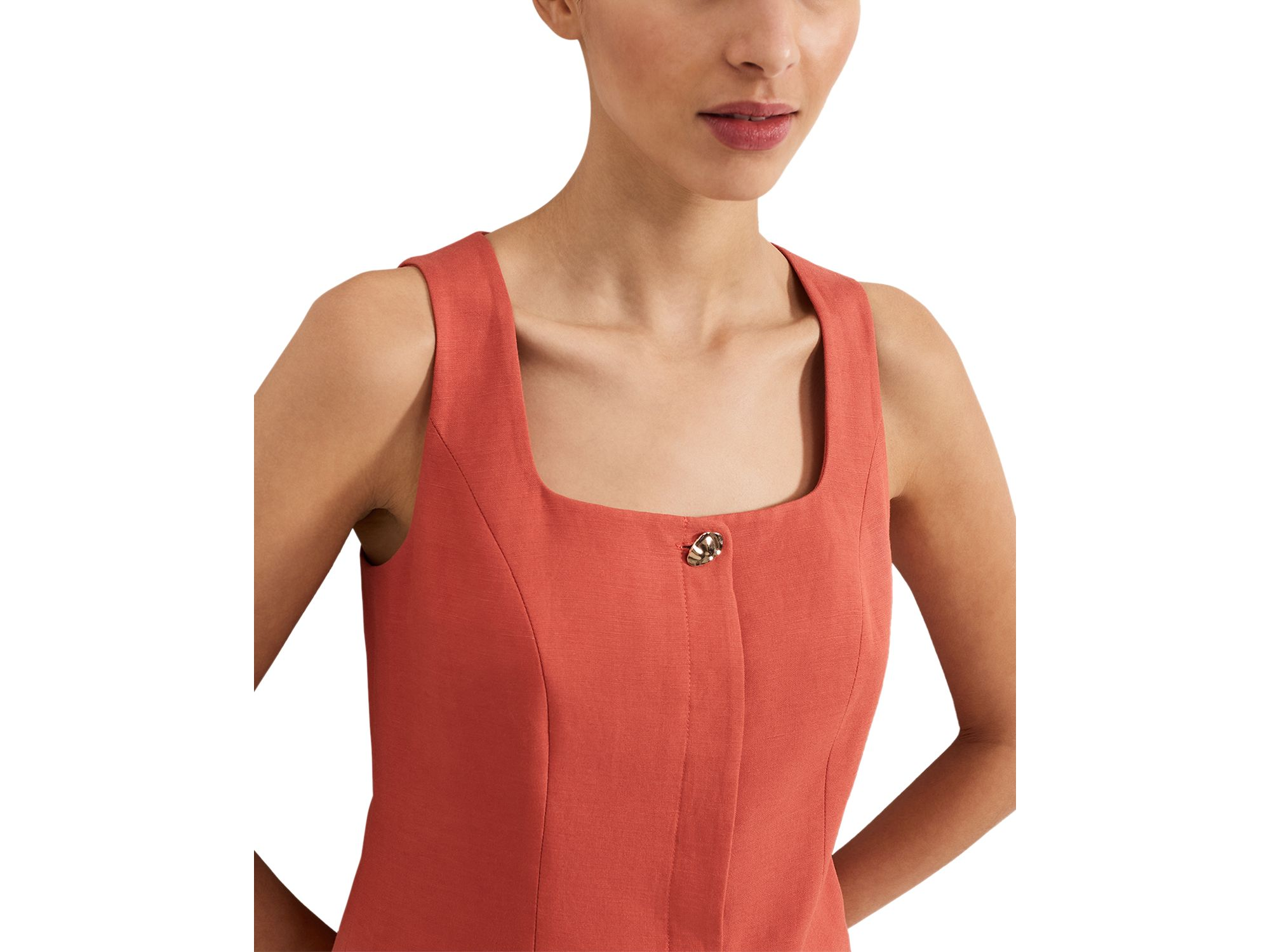 Lottie Square Neck Waistcoat — Image 3