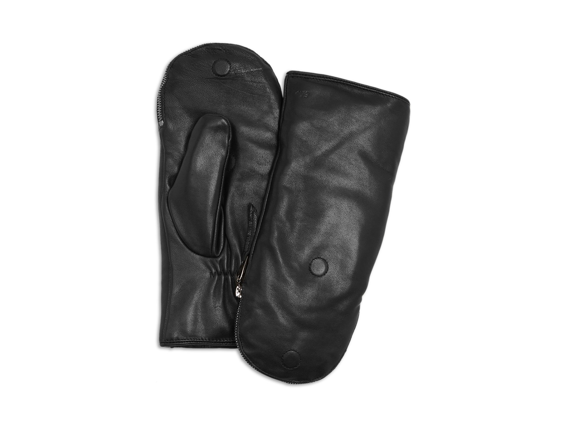 Zip Top Faux Fur Mittens - Image 1