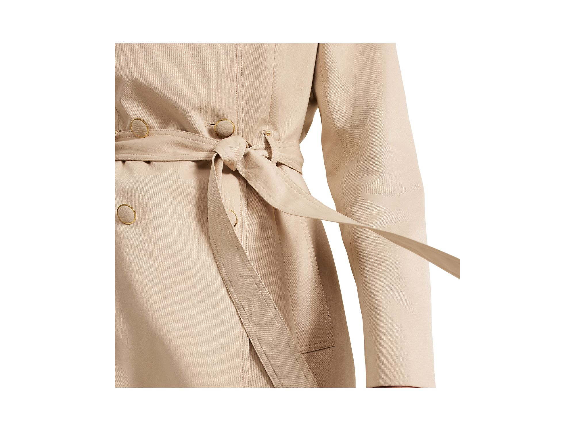 Cheryl Fitted Trench Button Up Jacket — Image 3