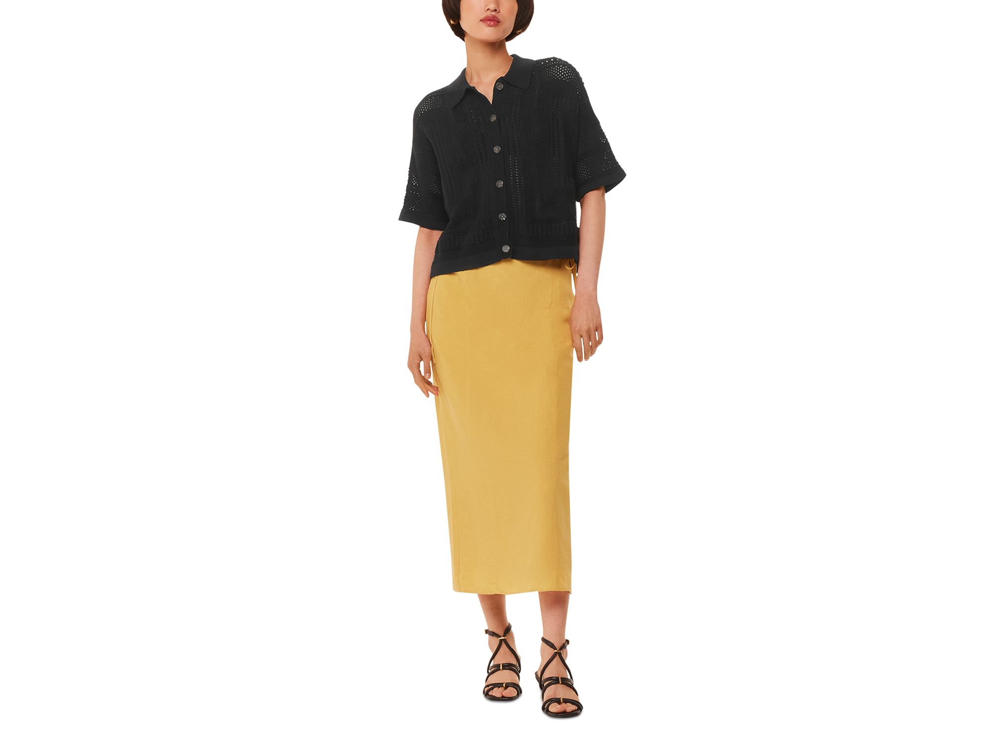 Crochet Knit Shirt — Image 5