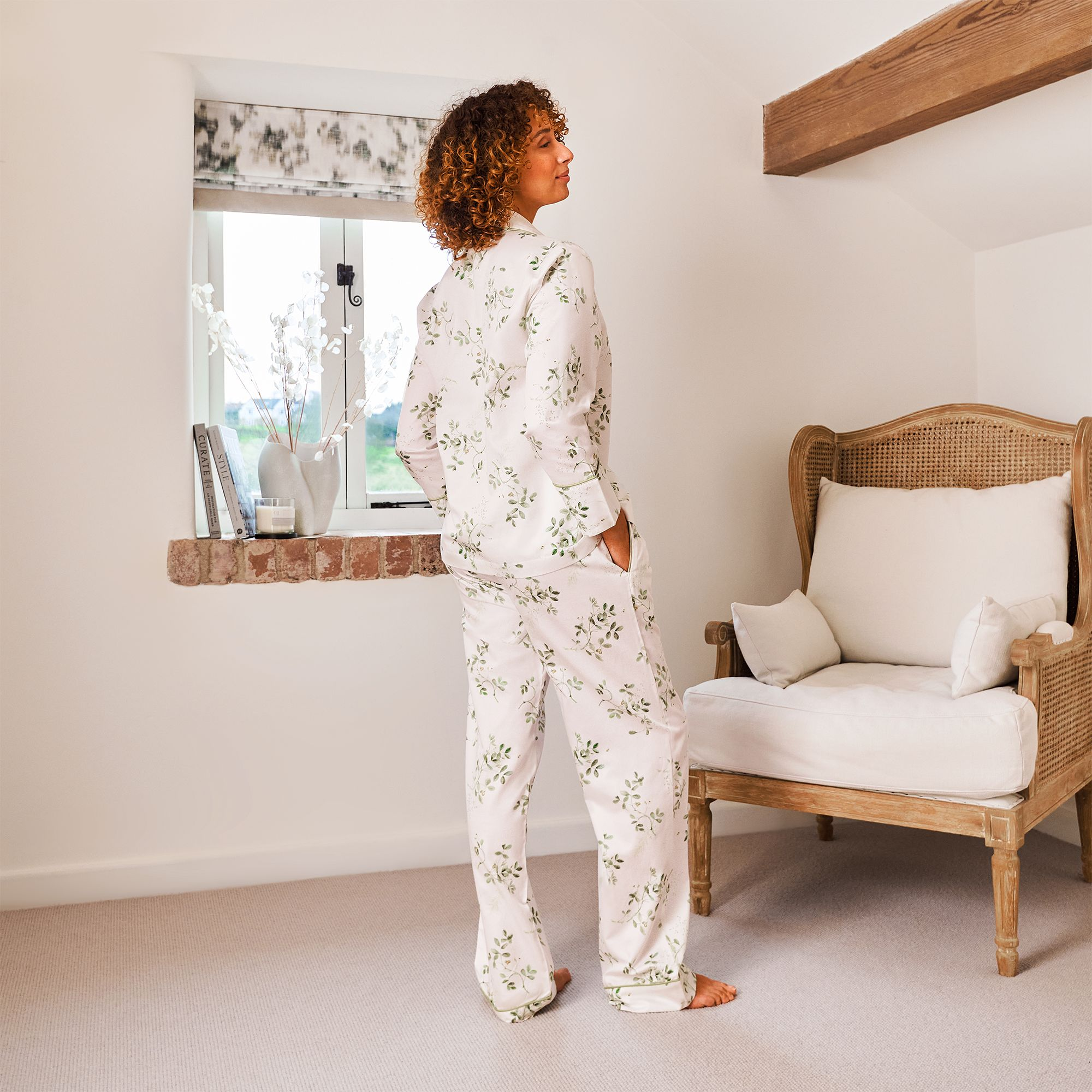 Peashoots Printed Cotton Pajama Set — Image 4