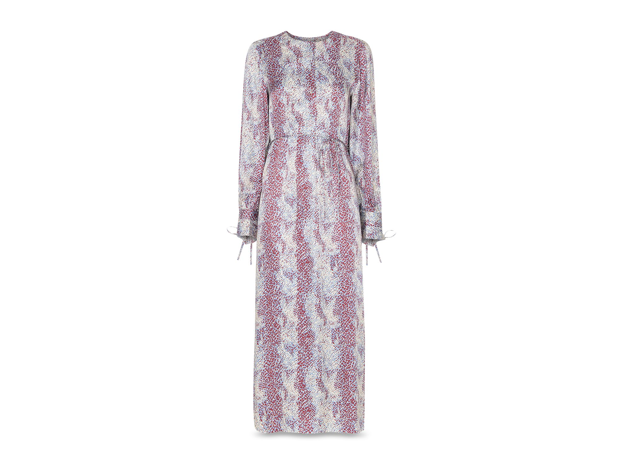 Mottled Snake Print Midi Dress — Image 5