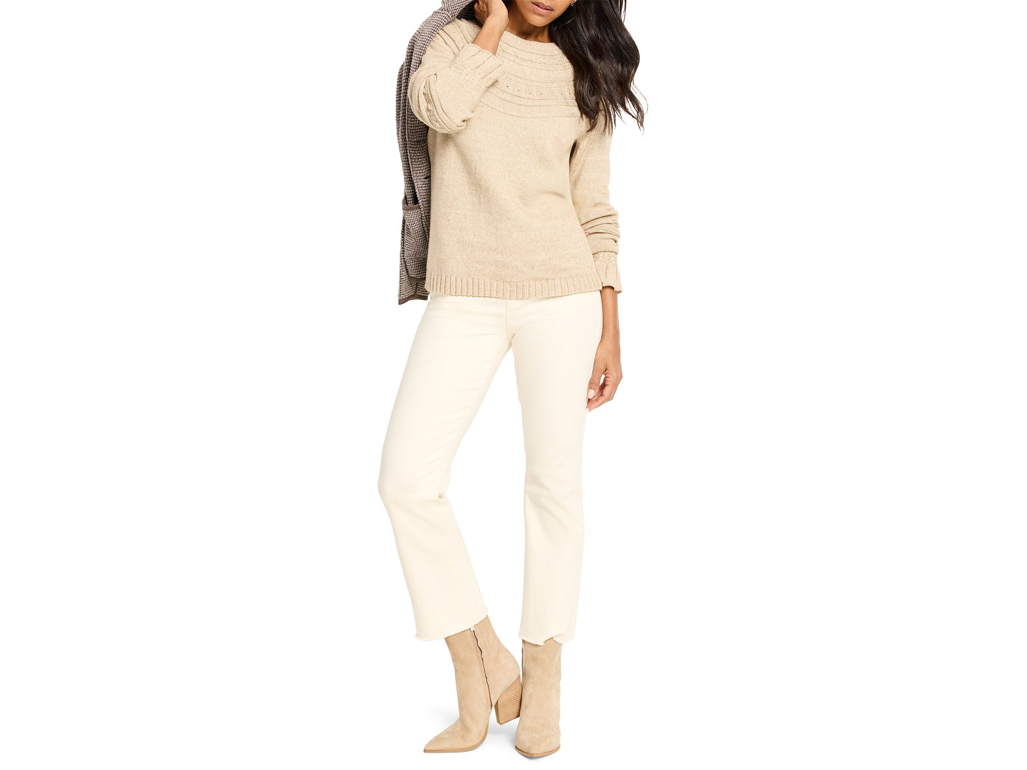 Textural Detail Sweater — Image 4