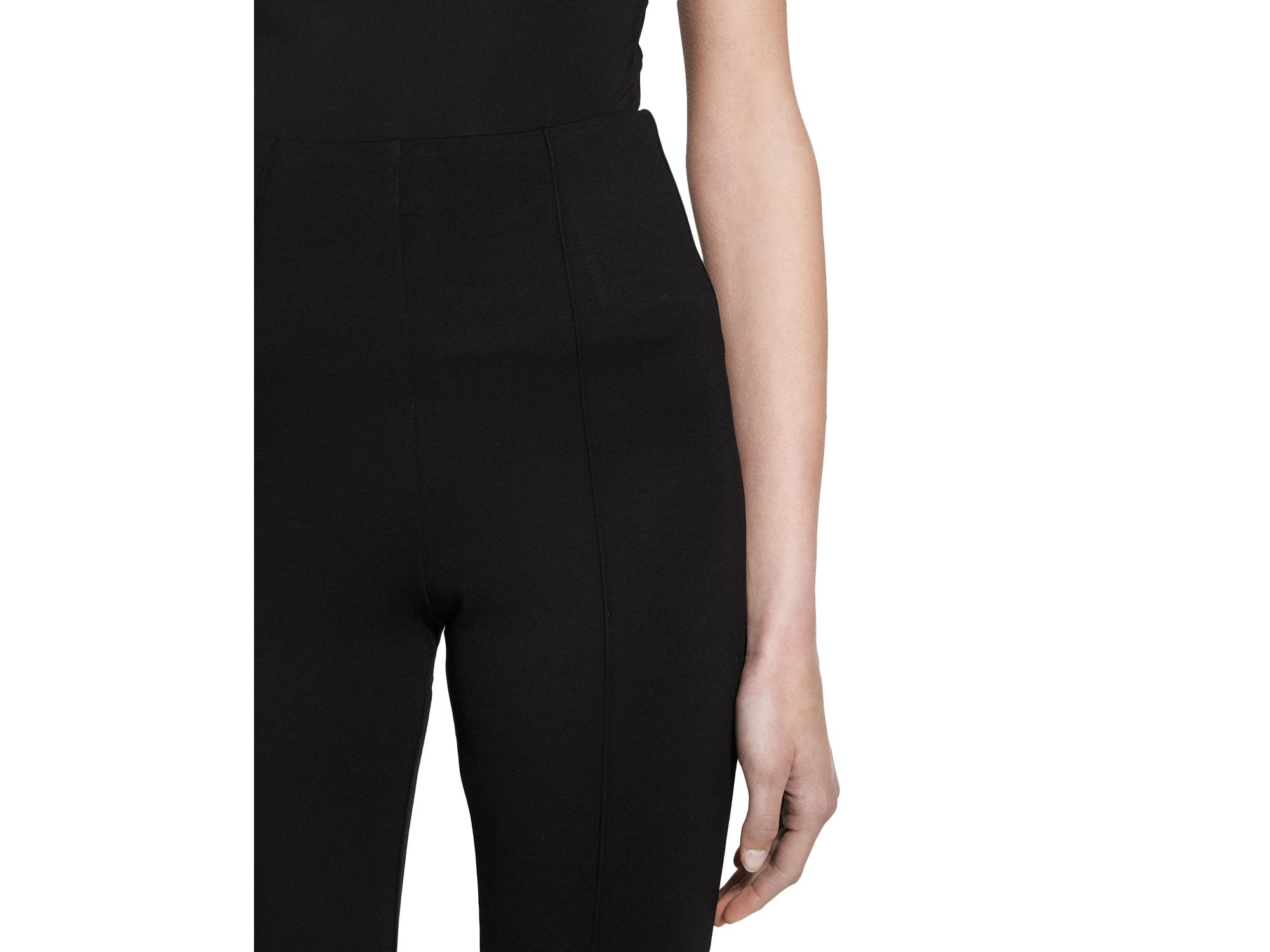 Elysse Wide-Leg Ponte Pants — Image 3