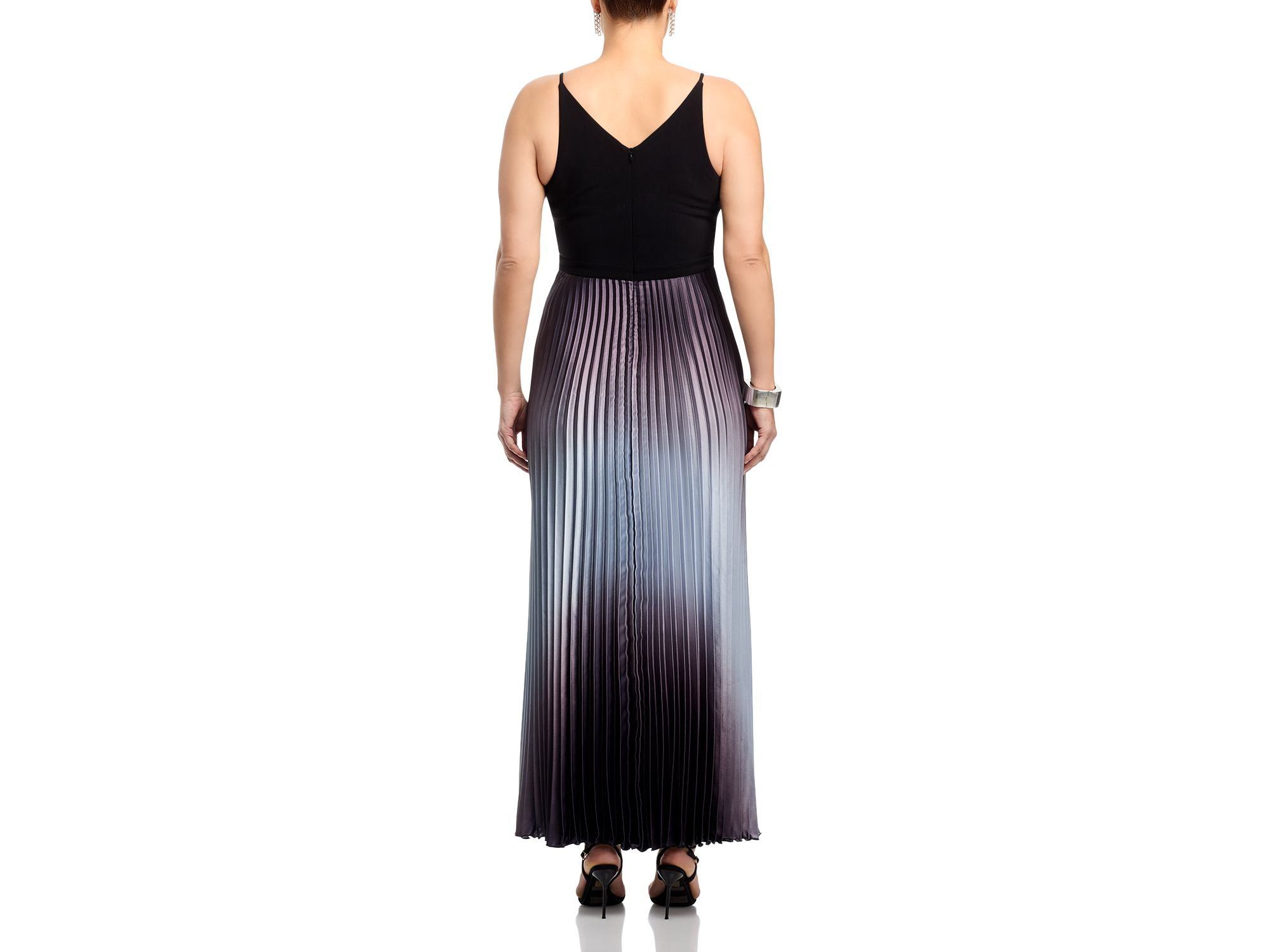 Pleated Shimmer Gown - Exclusive — Image 5