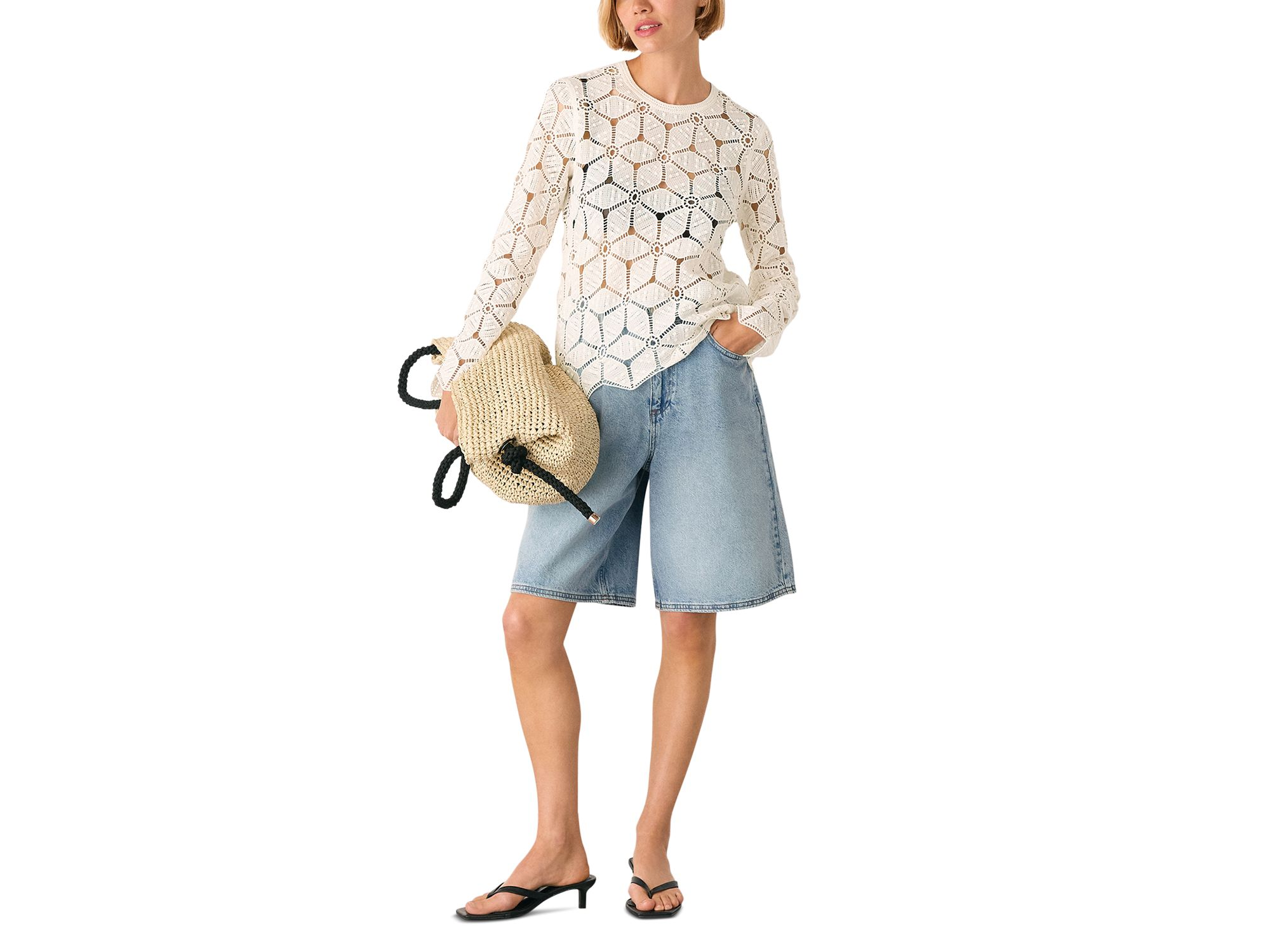 Crocheted Lace Top — Image 3