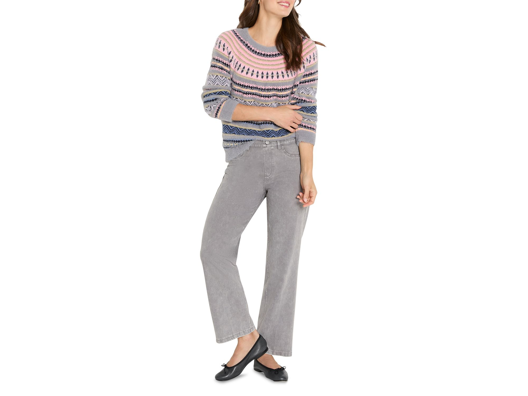 Cozy Fair Isle Sweater — Image 4