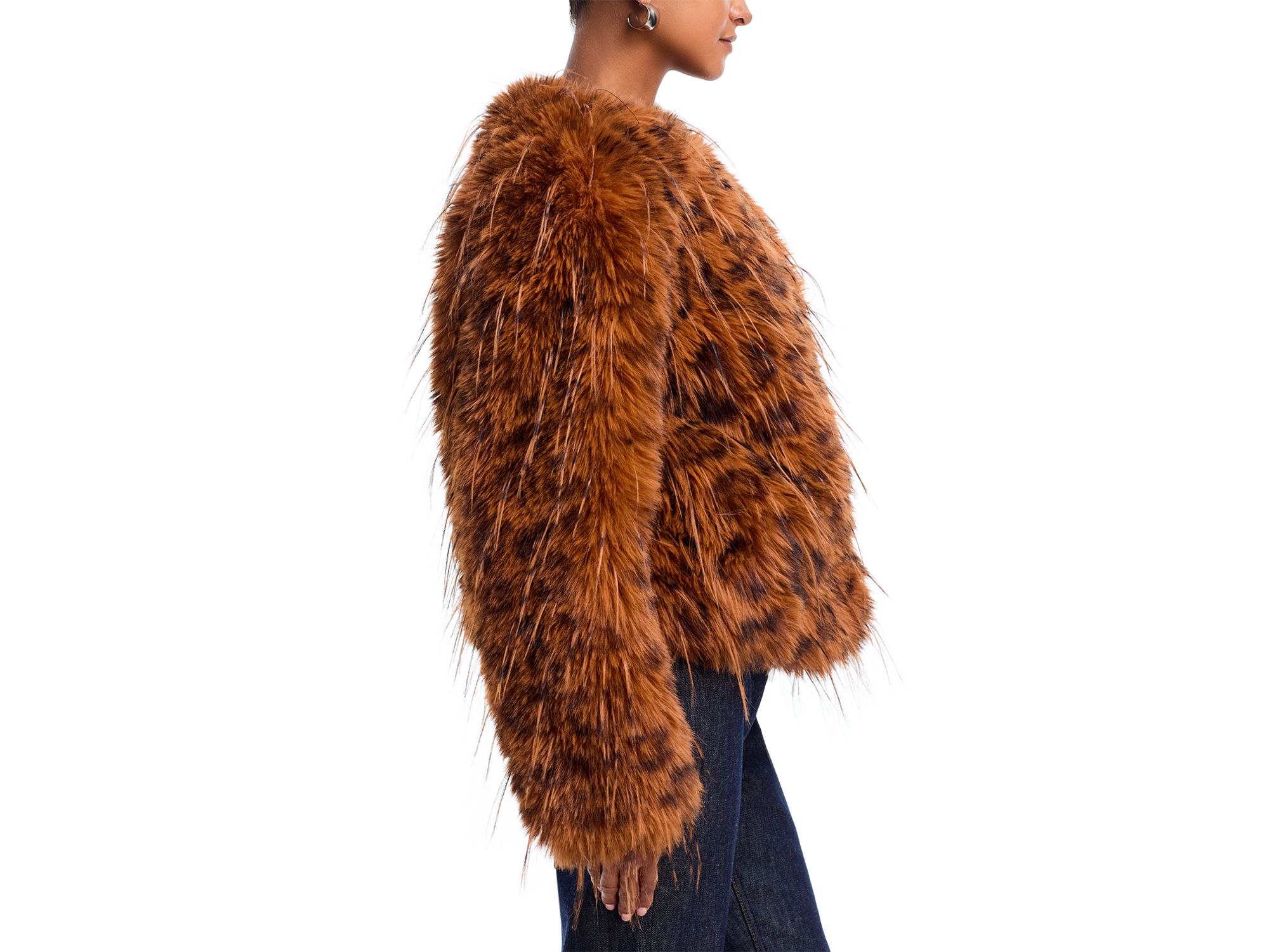 Faux Fur Toggle Jacket - Exclusive — Image 8