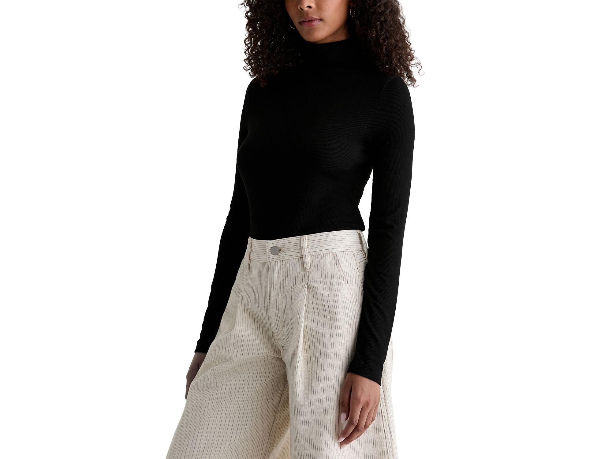 The Chels Long Sleeve Ribbed Turtleneck — Image 4