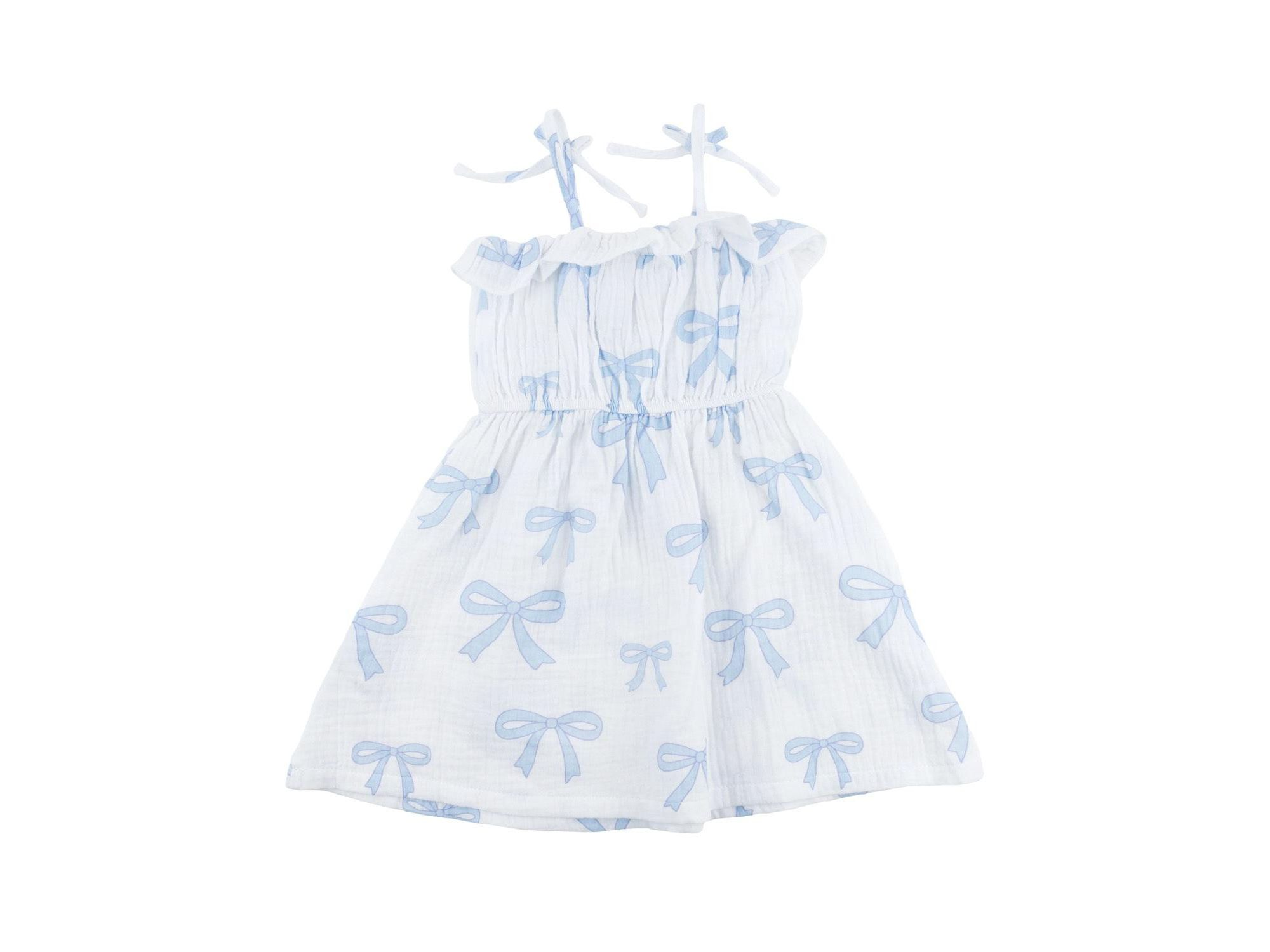 Girls' Big Bows Harriet Ruffle Cinched Dress - Baby, Little Kid — Image 3