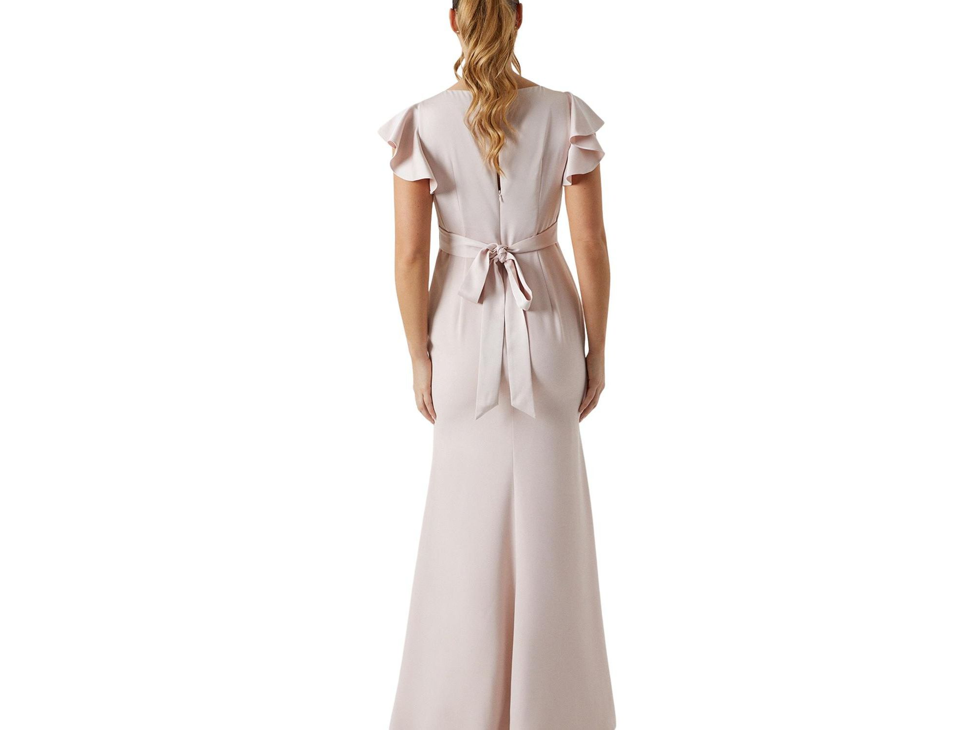 V-Neck Angel Short Sleeve Maxi Dress — Image 4