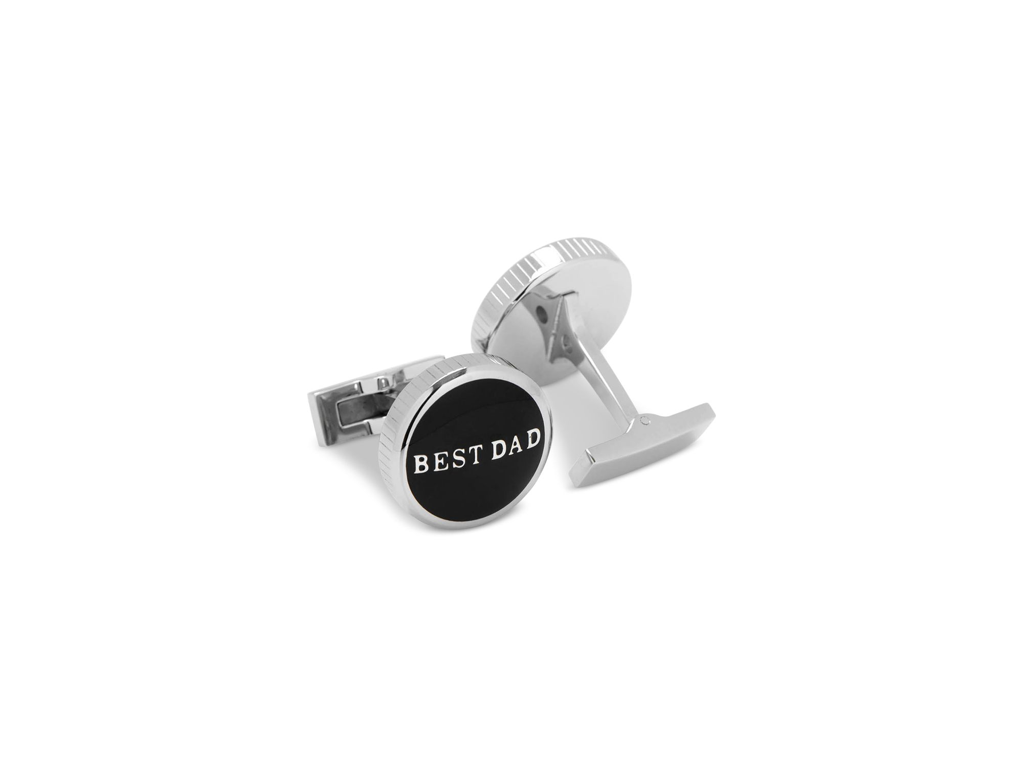Best Dad Round Cufflinks — Image 5