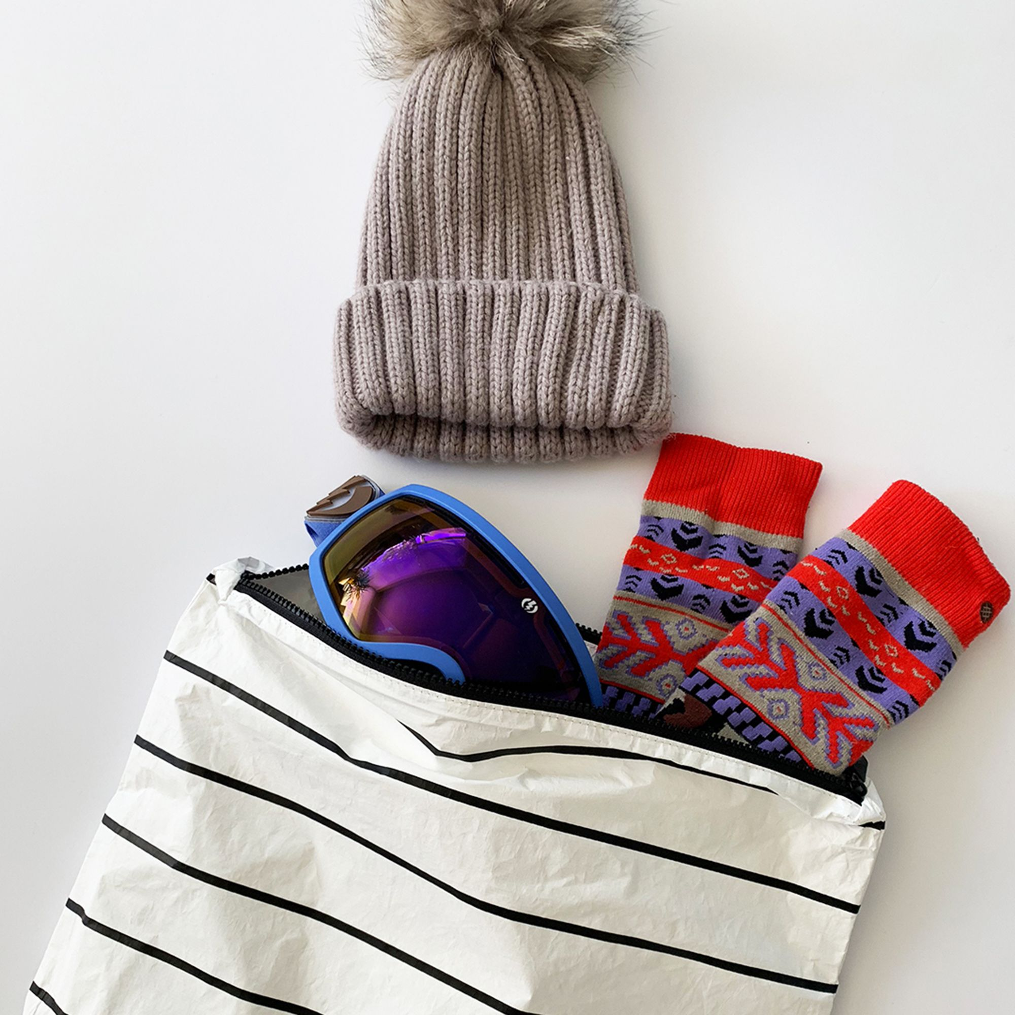 Pinstripe Max Pouch — Image 4