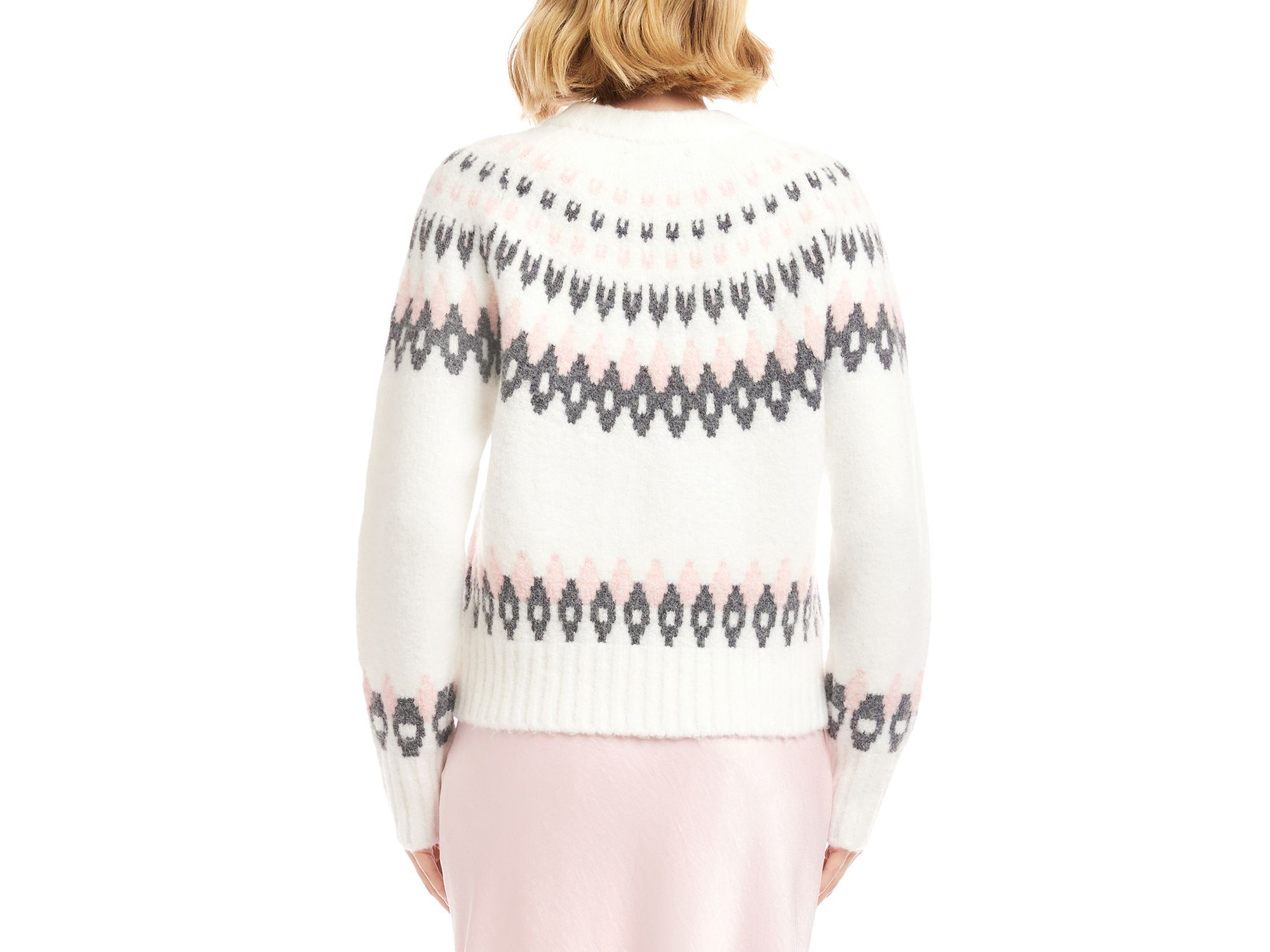 Jacquard Crewneck Sweater — Image 3
