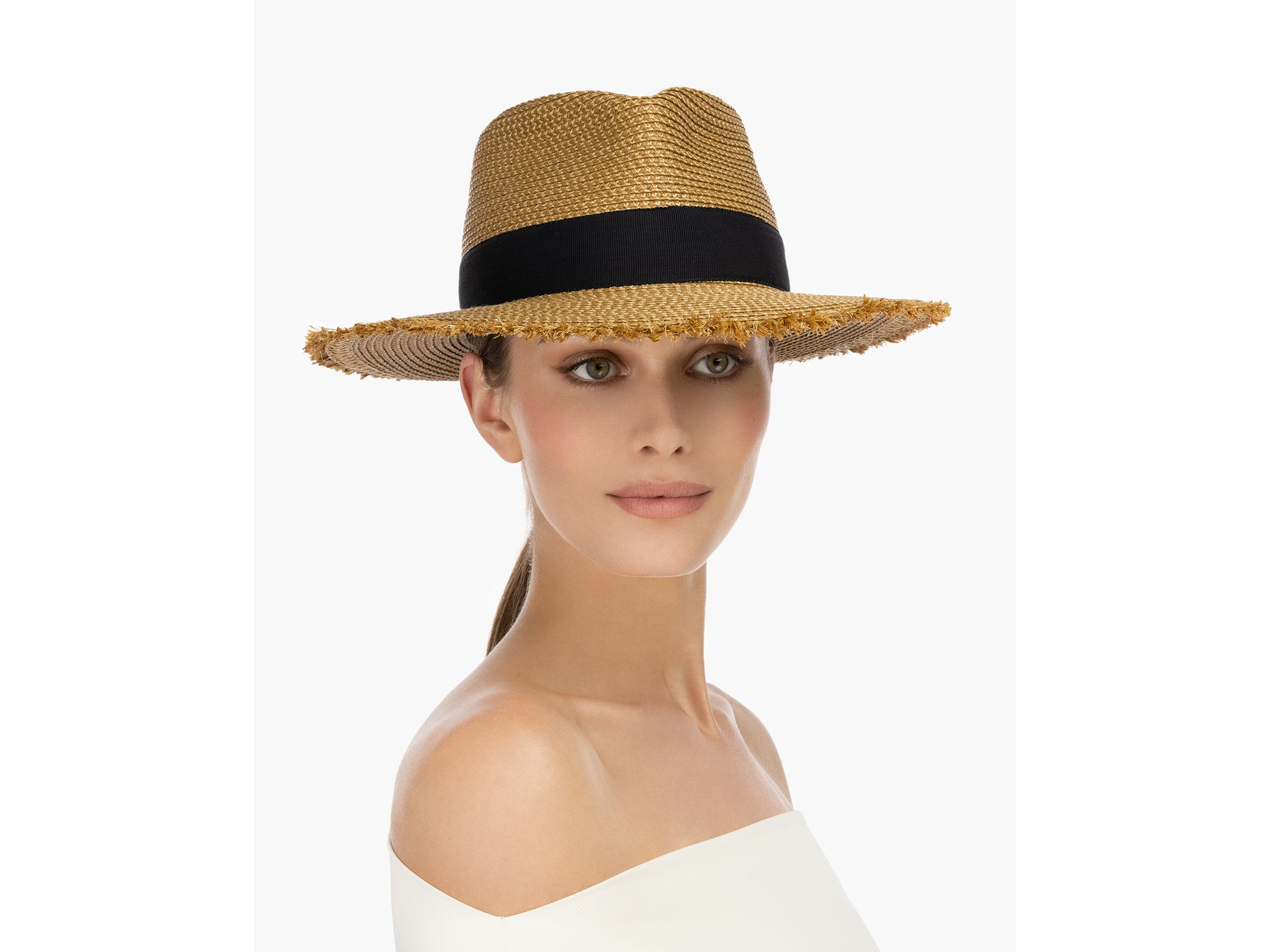 Fringe Pinch Sun Hat — Image 3