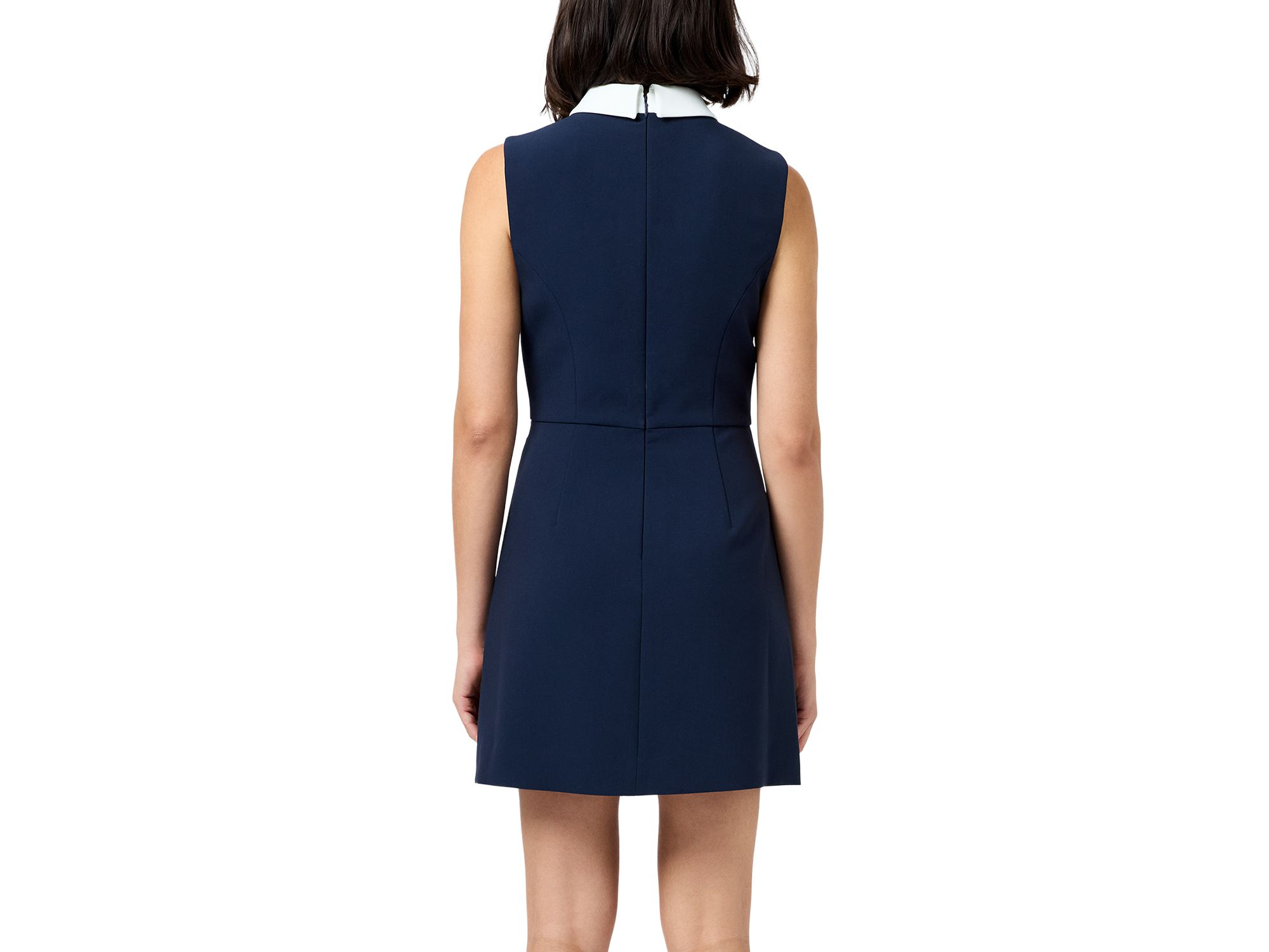 Azra Twill Sleeveless Dress — Image 3