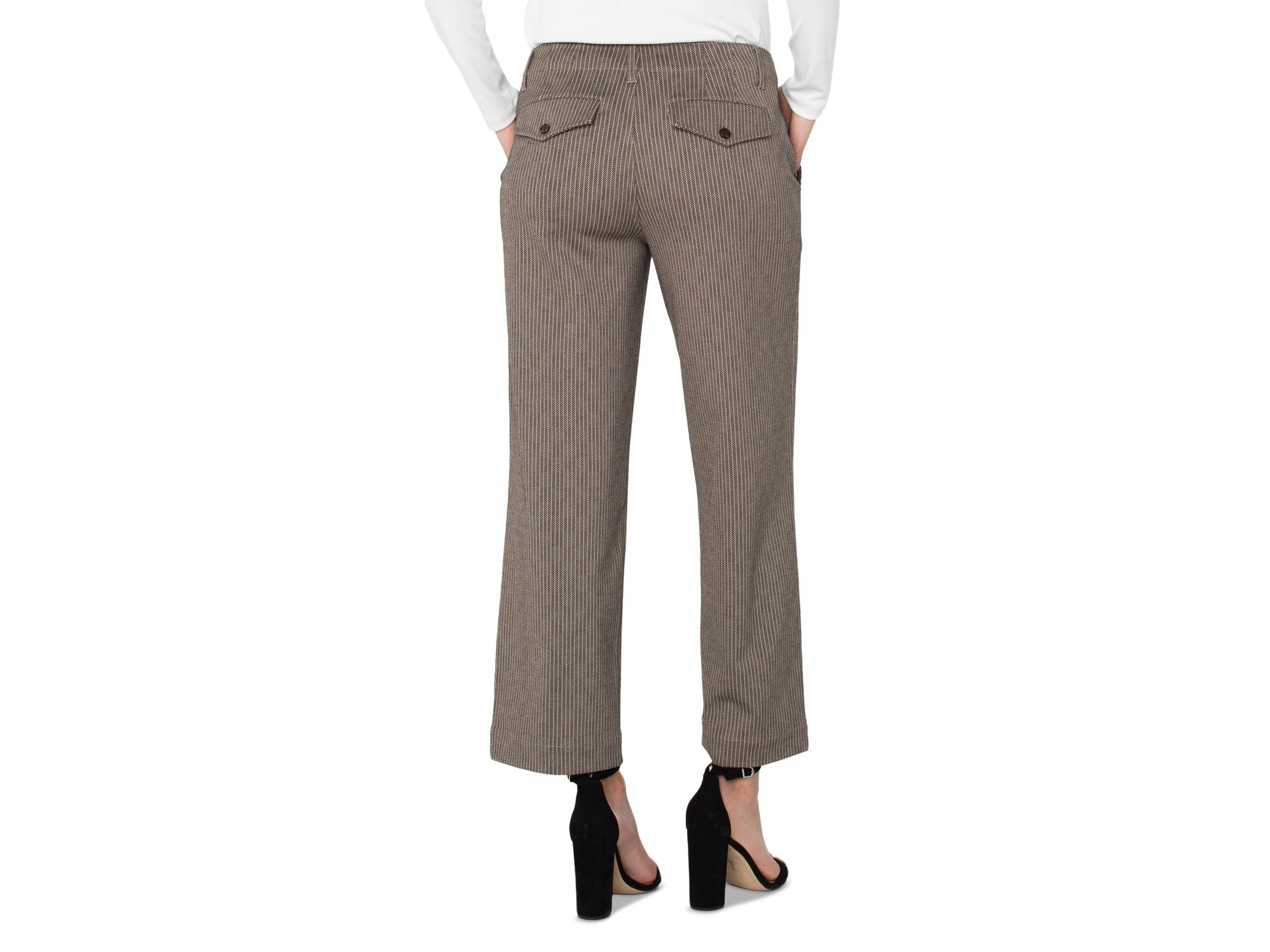 Wide Leg Cropped Pants — Image 3