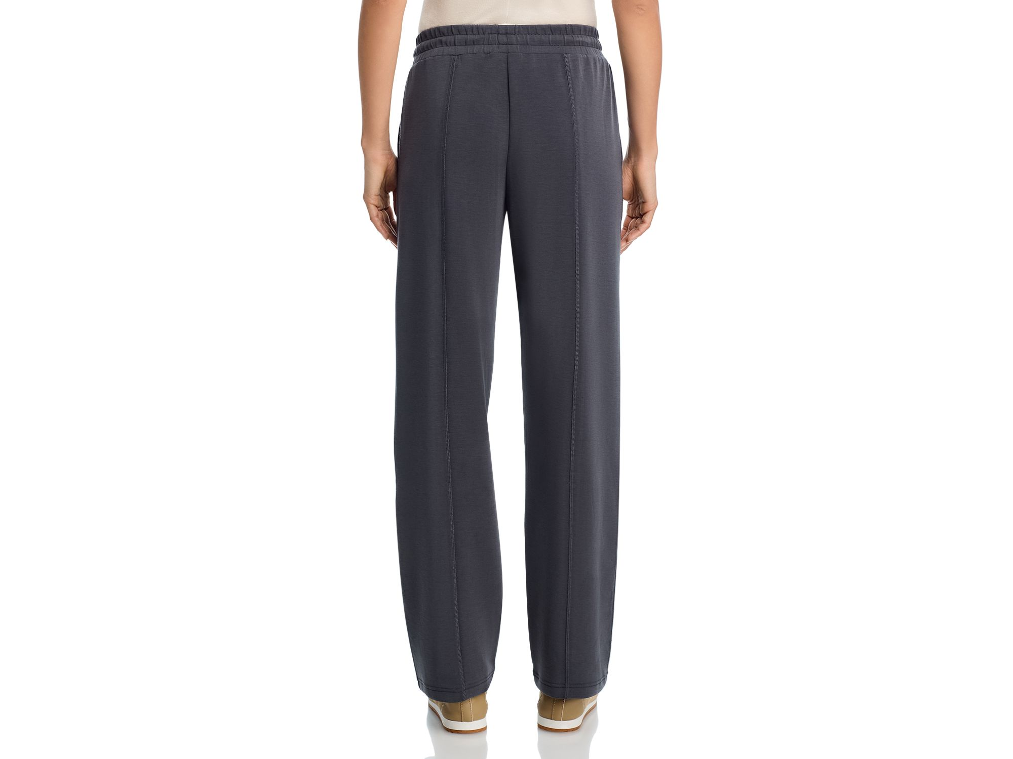 Graphite Cloud Henley Pullover & Luxe Cloud Wide Leg Pants — Image 6